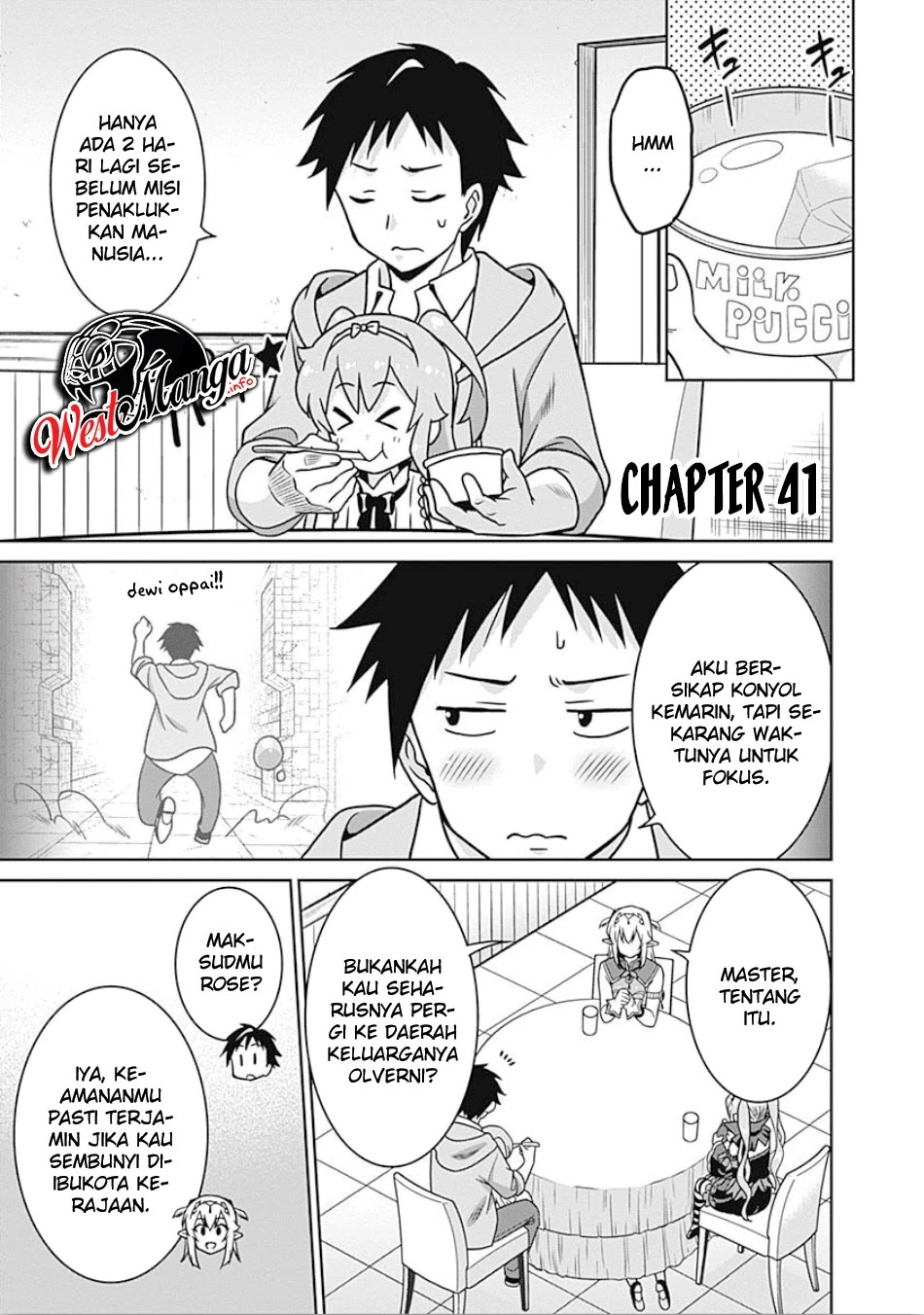 Halaman 3 — Saikyou no Shuzoku ga Ningen Datta Ken Chapter 41