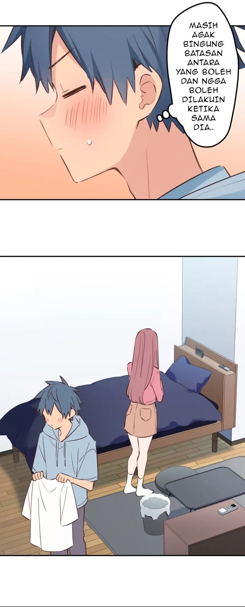 Halaman 14 — Waka-chan Is Flirty Again Chapter 206