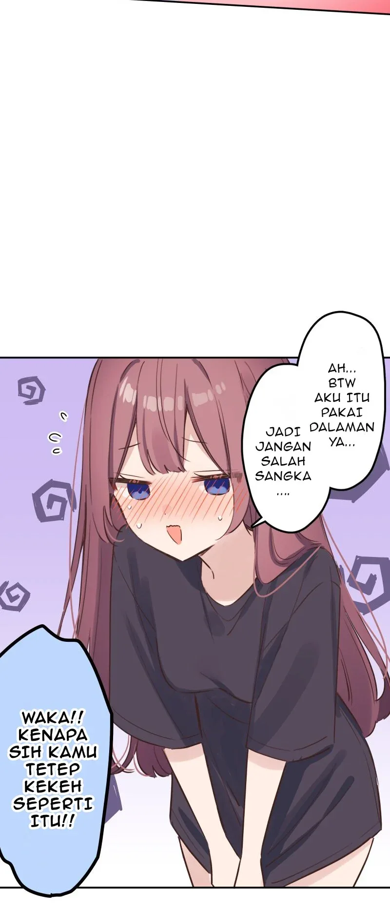 Halaman 27 — Waka-chan Is Flirty Again Chapter 206