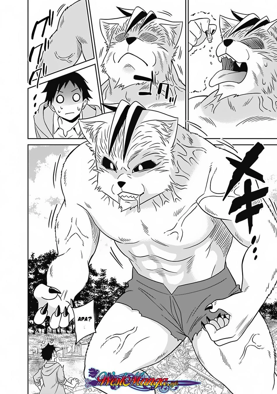 Halaman 9 — Saikyou no Shuzoku ga Ningen Datta Ken Chapter 17