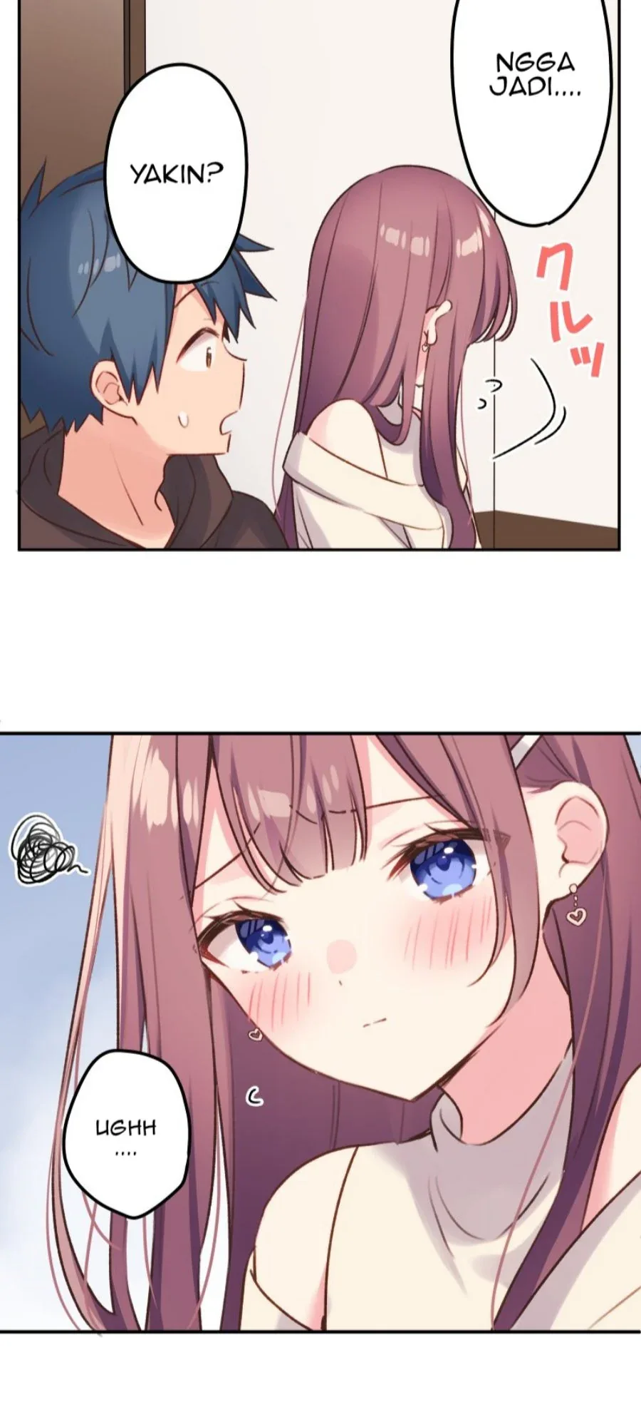 Halaman 3 — Waka-chan Is Flirty Again Chapter 105