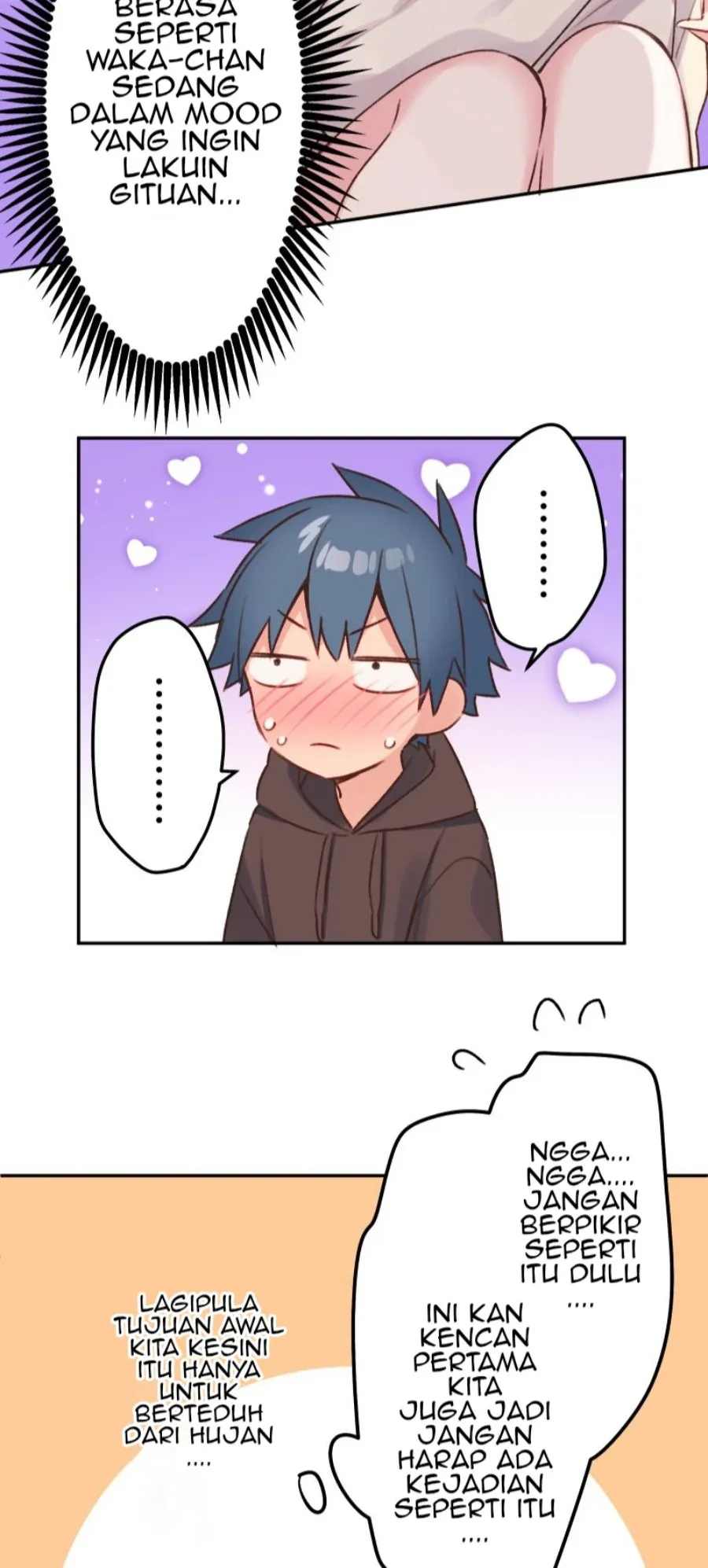 Halaman 10 — Waka-chan Is Flirty Again Chapter 105