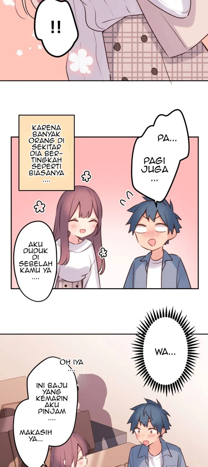 Halaman 4 — Waka-chan Is Flirty Again Chapter 90