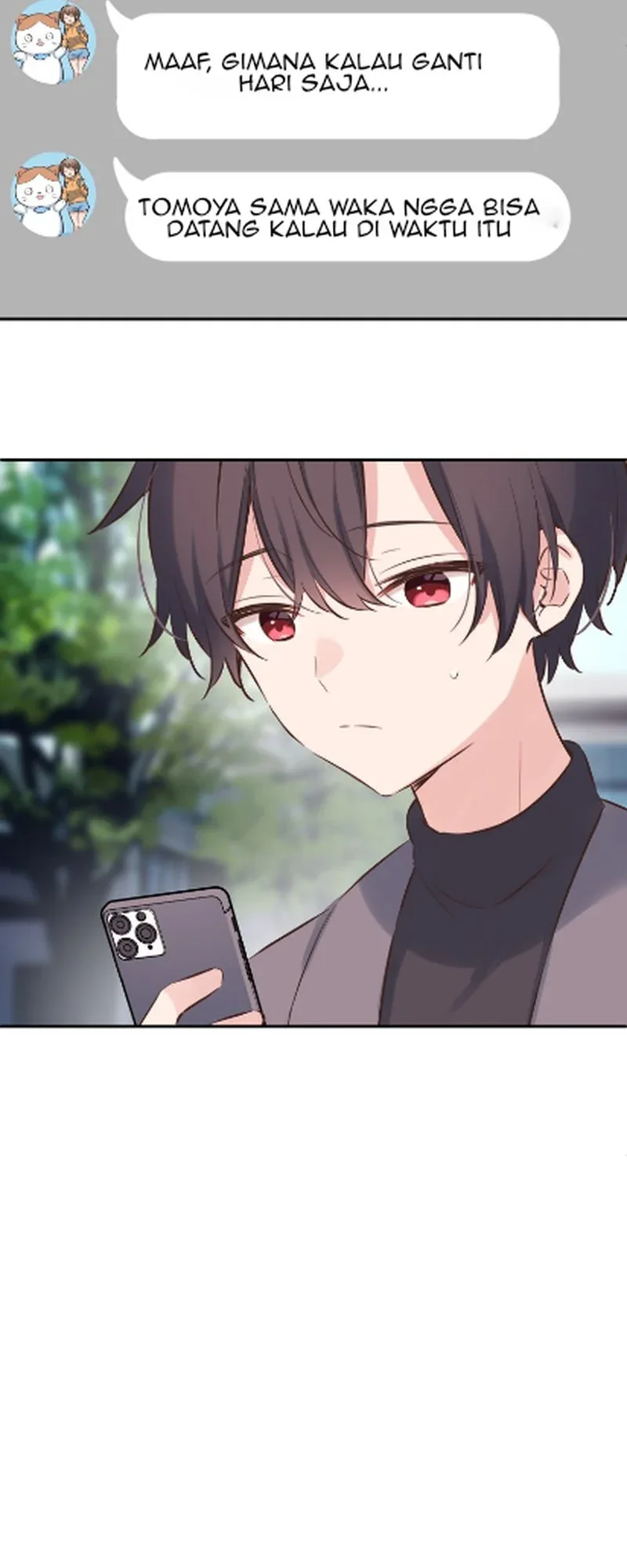 Halaman 27 — Waka-chan Is Flirty Again Chapter 147