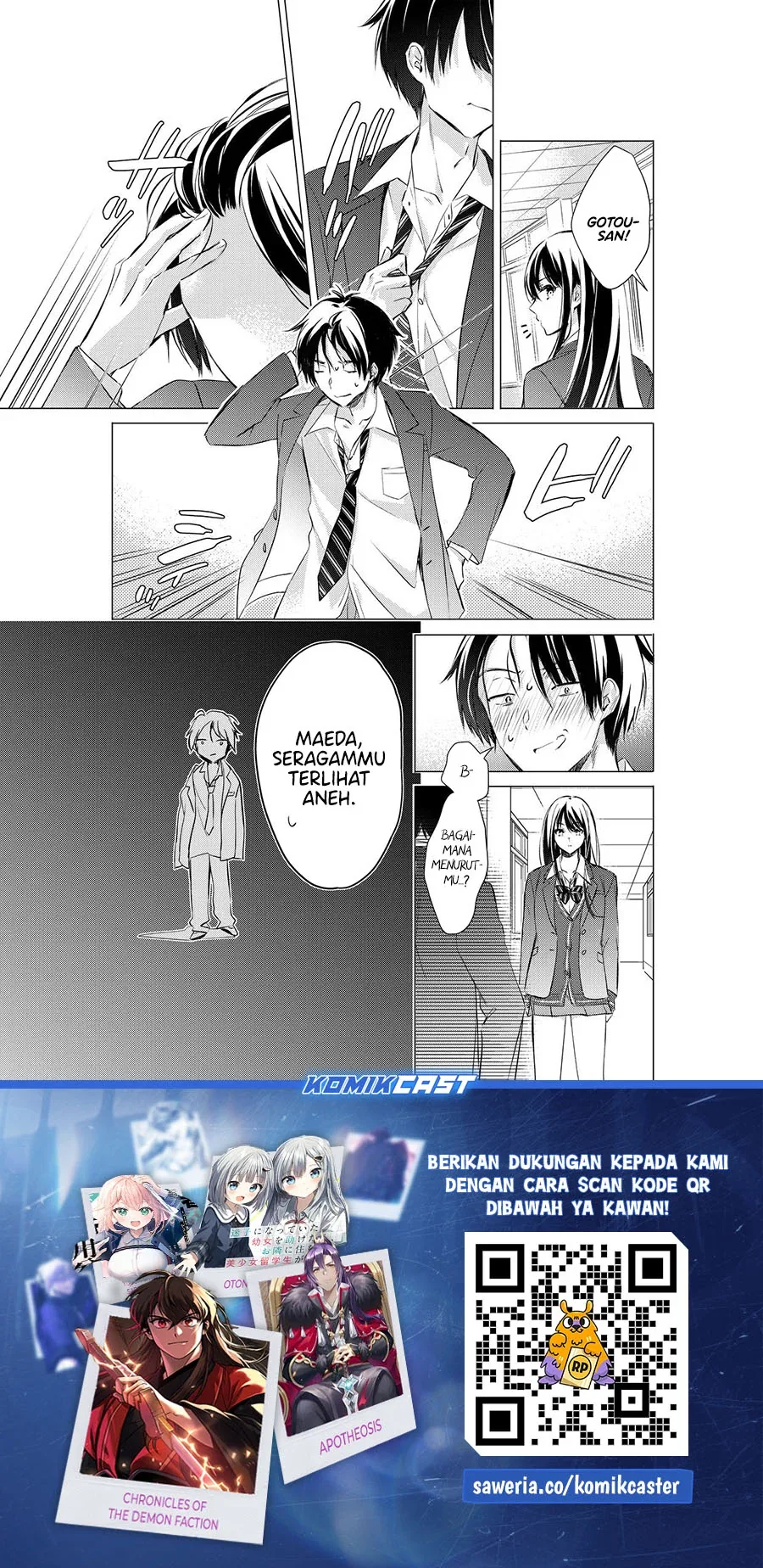 Halaman 6 — Gotou-san wa Furimukasetai! Chapter 81