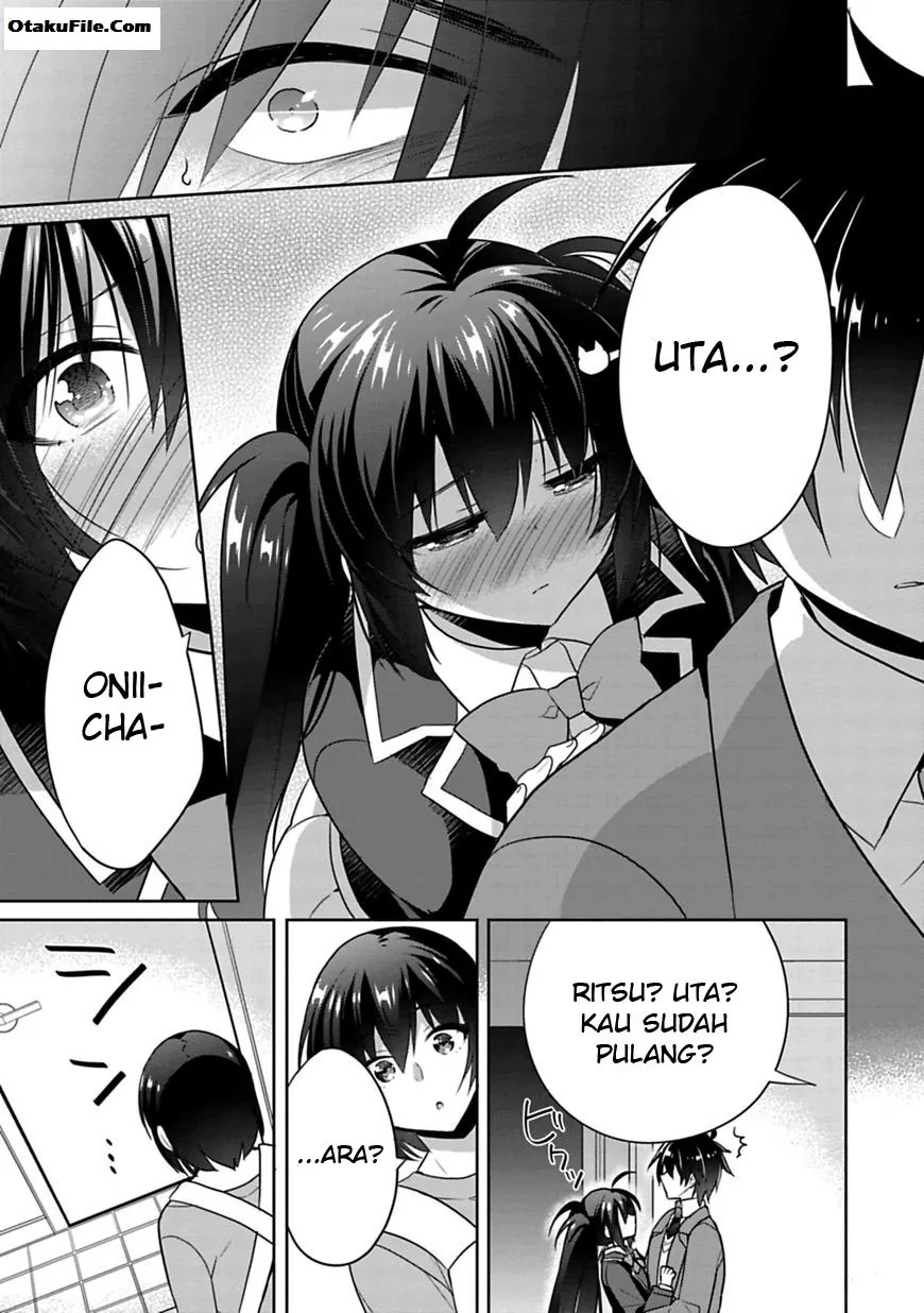 Halaman 34 — Siscon Ani to Brocon Imouto ga Shoujiki ni Nattara Chapter 1