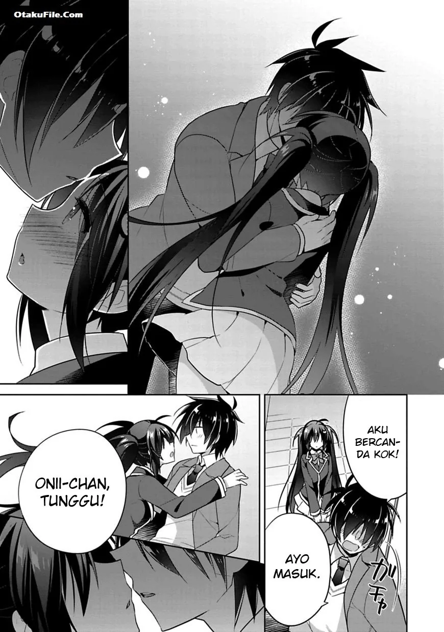 Halaman 36 — Siscon Ani to Brocon Imouto ga Shoujiki ni Nattara Chapter 1