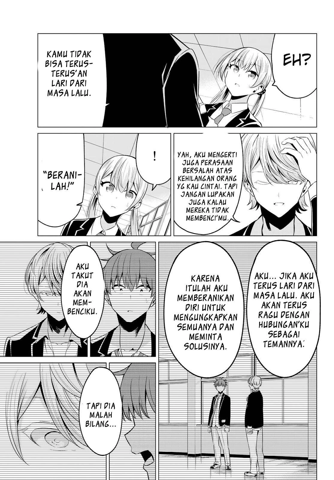 Halaman 9 — Sekai ka Kanojo ka Erabenai Chapter 40