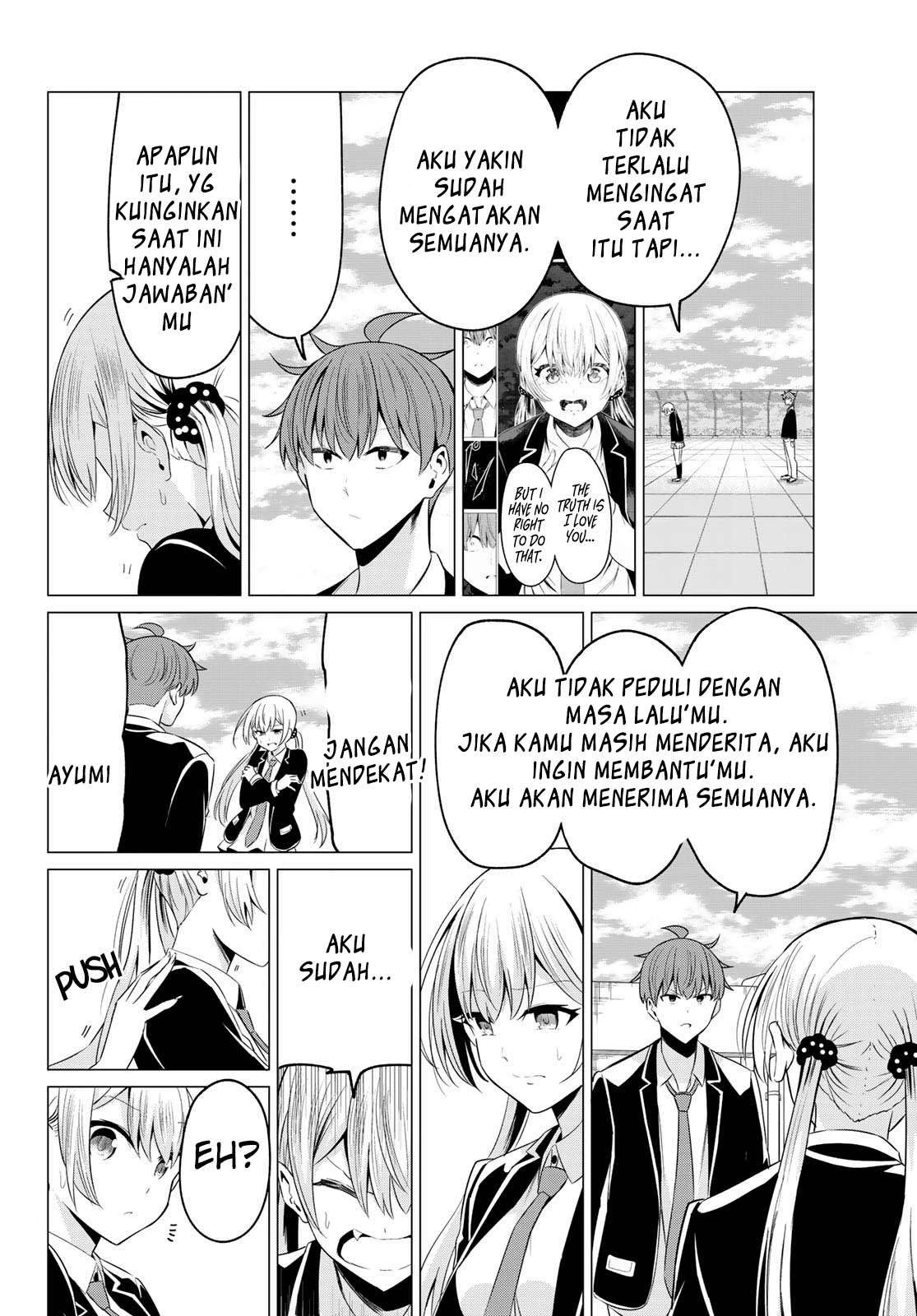 Halaman 14 — Sekai ka Kanojo ka Erabenai Chapter 40