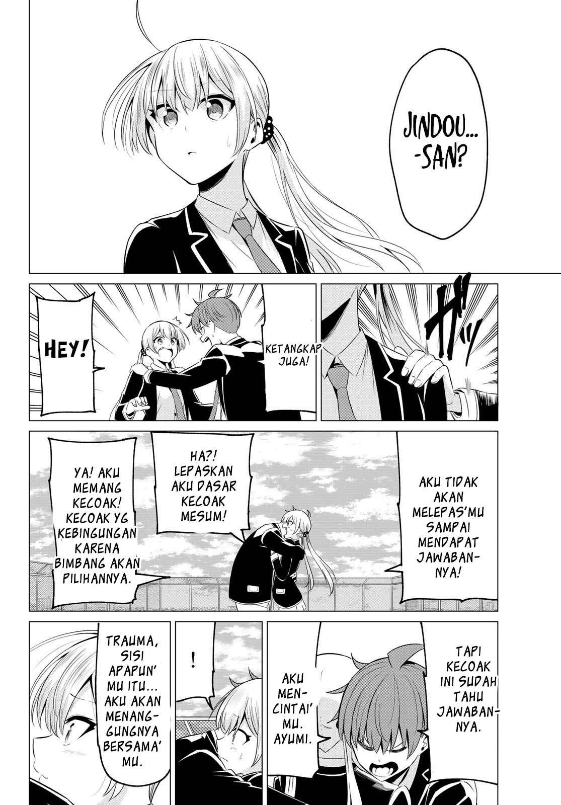 Halaman 16 — Sekai ka Kanojo ka Erabenai Chapter 40