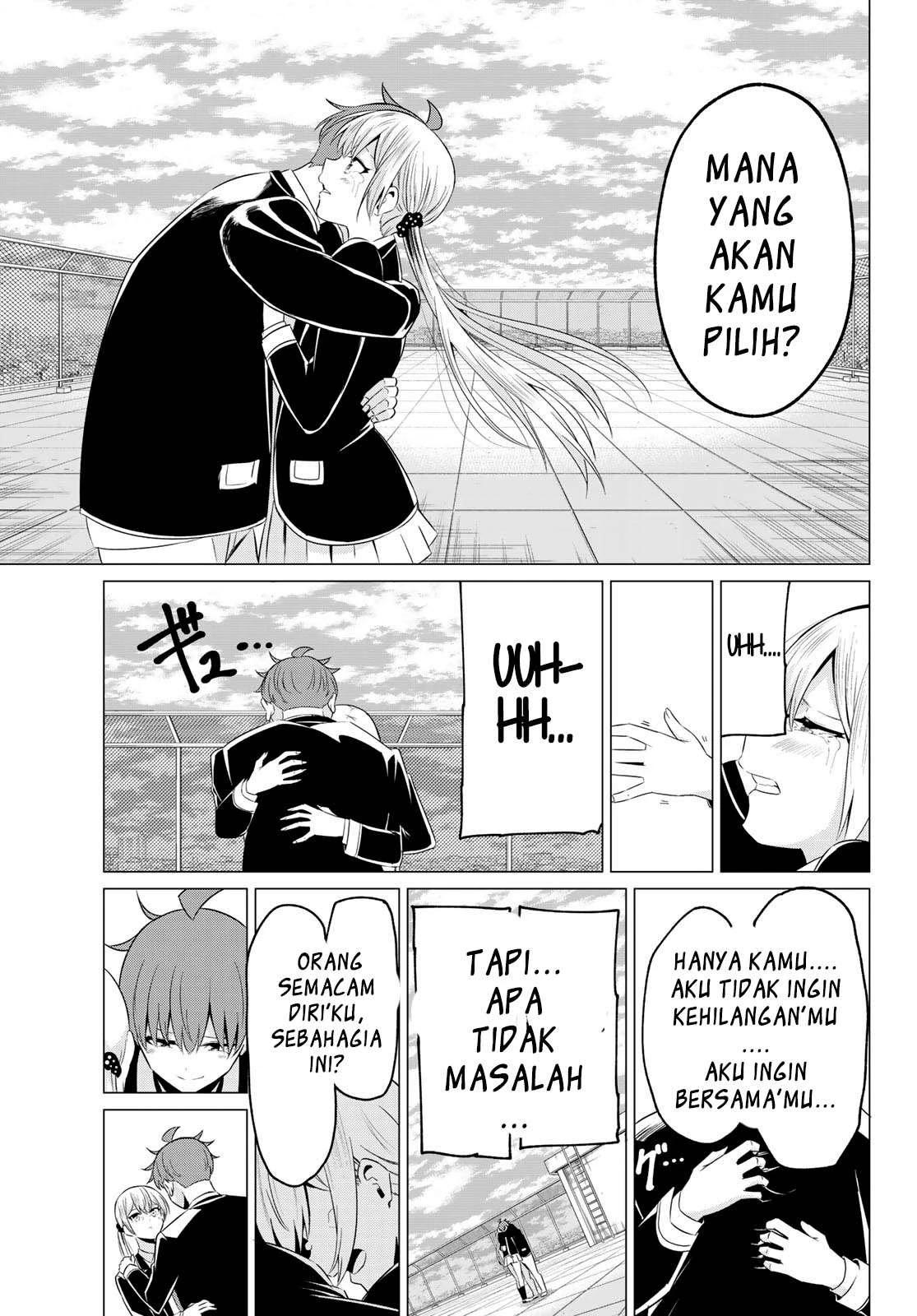 Halaman 21 — Sekai ka Kanojo ka Erabenai Chapter 40