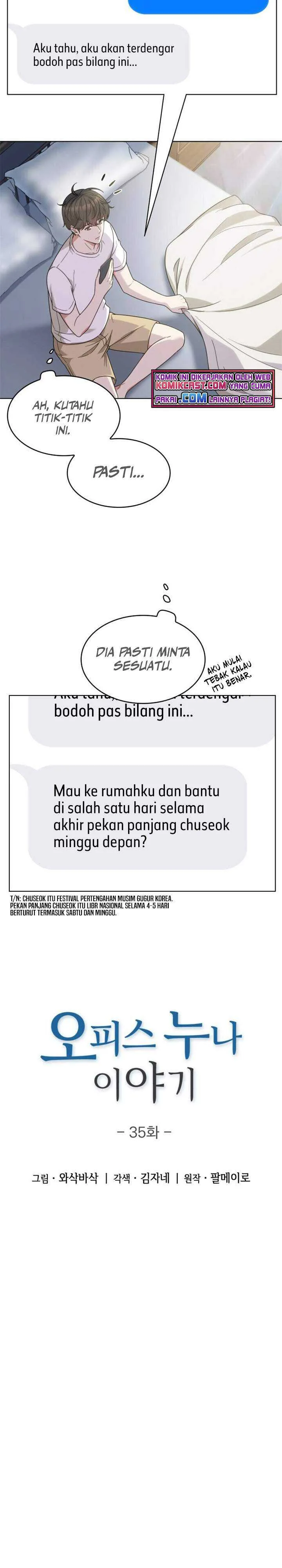 Halaman 4 — The Nuna at Our Office Chapter 35