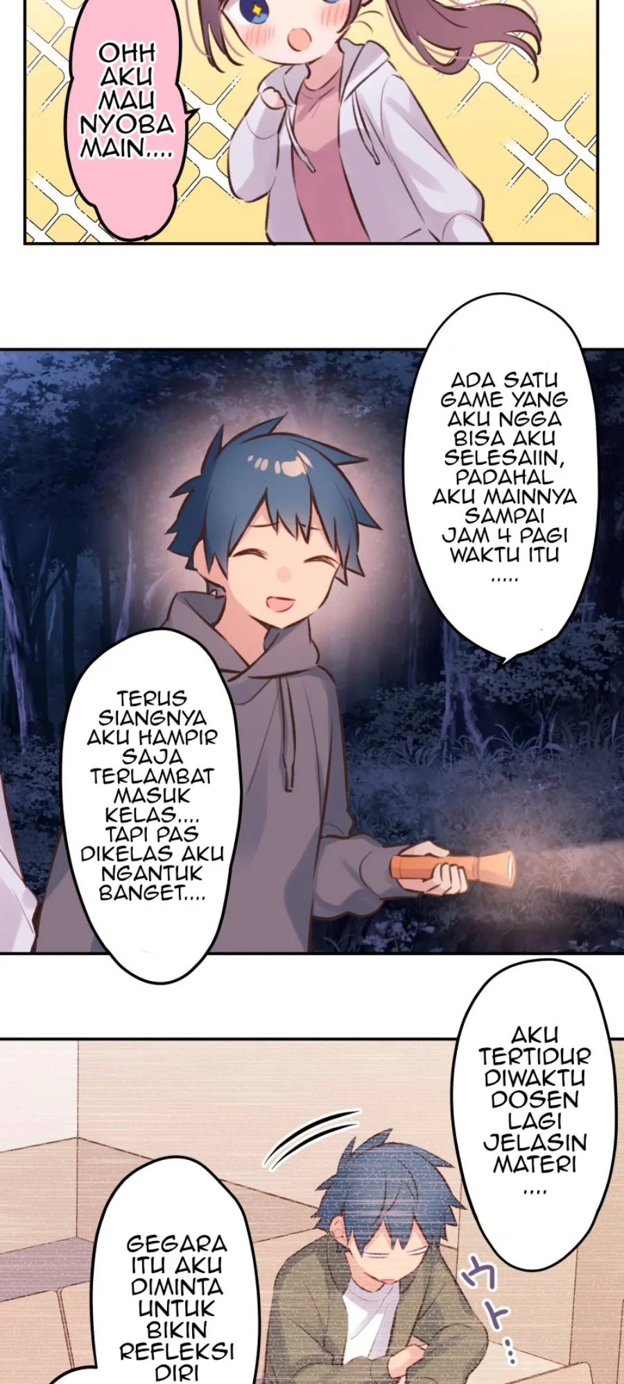 Halaman 14 — Waka-chan Is Flirty Again Chapter 87