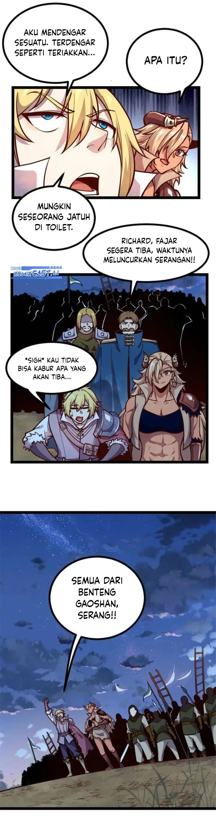 Halaman 15 — Record of The Mightiest Lord Chapter 58