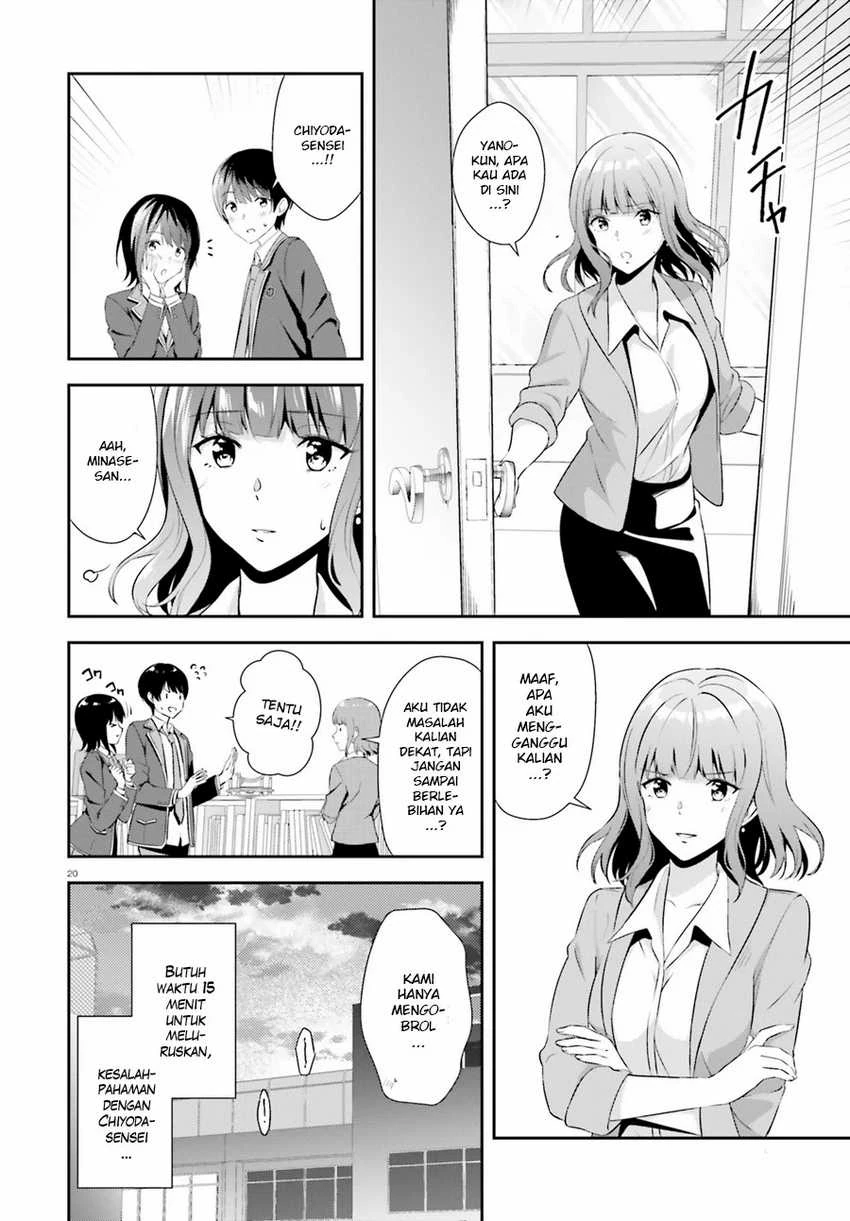 Halaman 22 — Sankaku no Kyori wa Kagirinai Zero Chapter 3