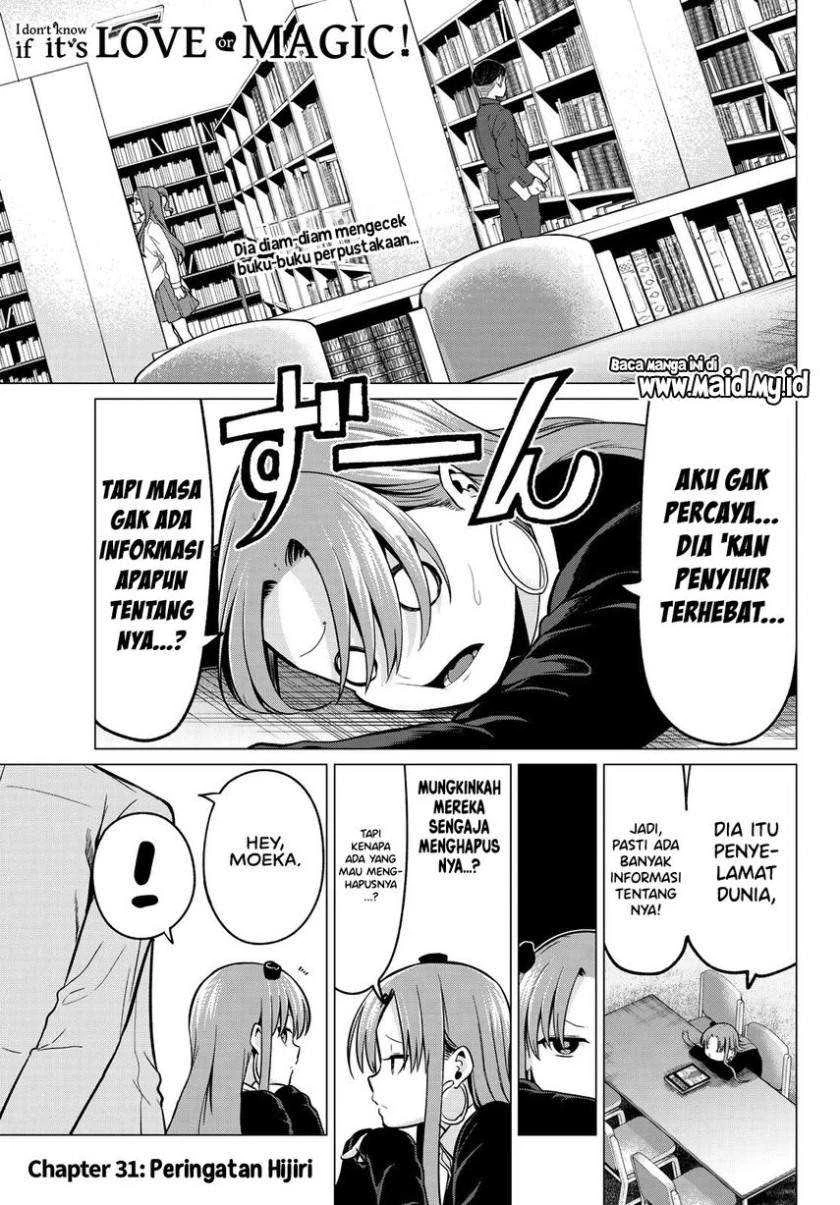 Halaman 3 — Koi ka Mahou ka Wakaranai! Chapter 31