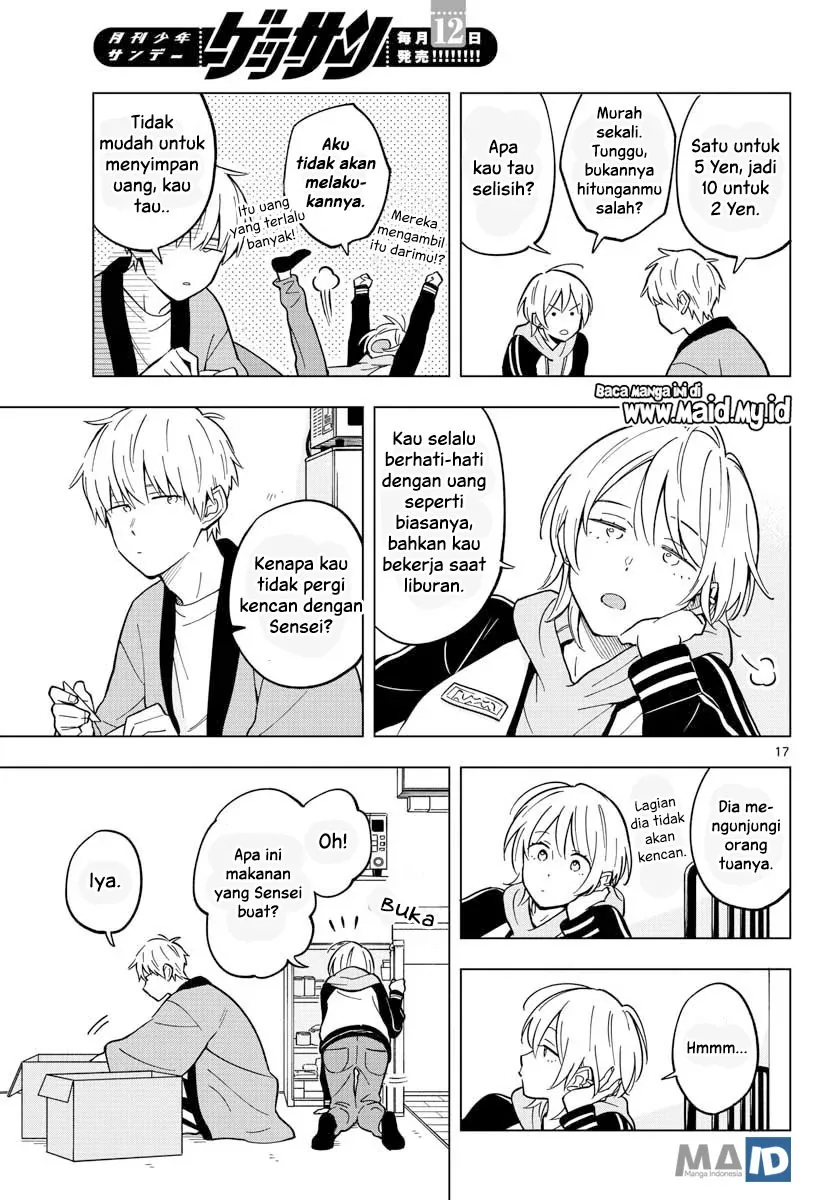 Halaman 21 — Sensei wa Koi wo Oshierarenai Chapter 18