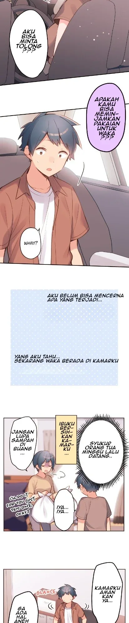 Halaman 5 — Waka-chan Is Flirty Again Chapter 36