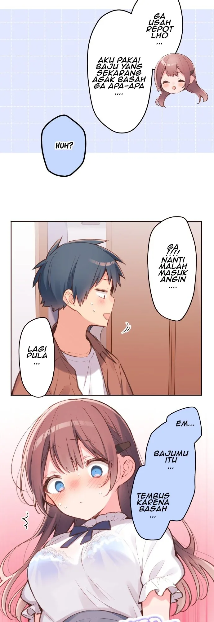 Halaman 8 — Waka-chan Is Flirty Again Chapter 36