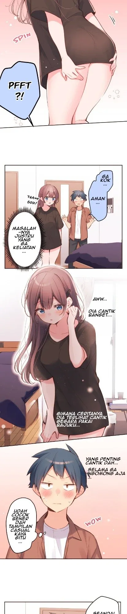 Halaman 13 — Waka-chan Is Flirty Again Chapter 36