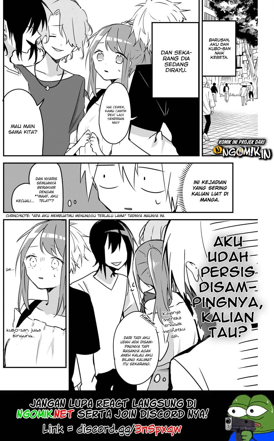 Halaman 3 — Kubo-san wa Mob wo Yurusanai Chapter 41