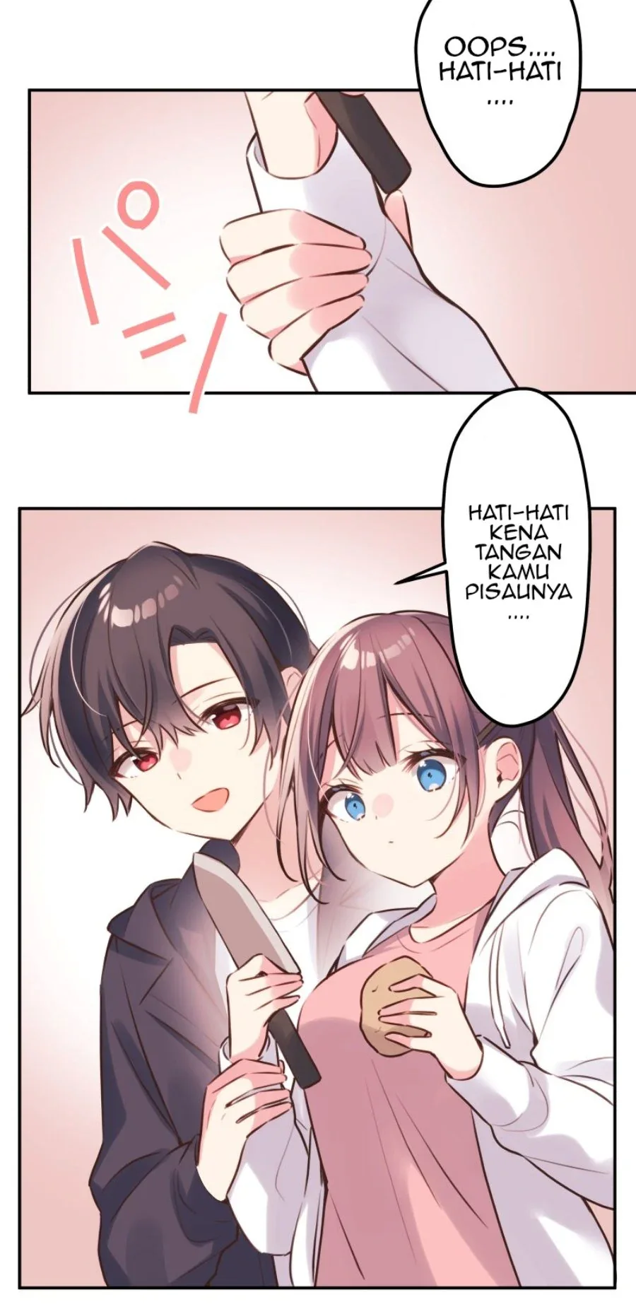 Halaman 4 — Waka-chan Is Flirty Again Chapter 85