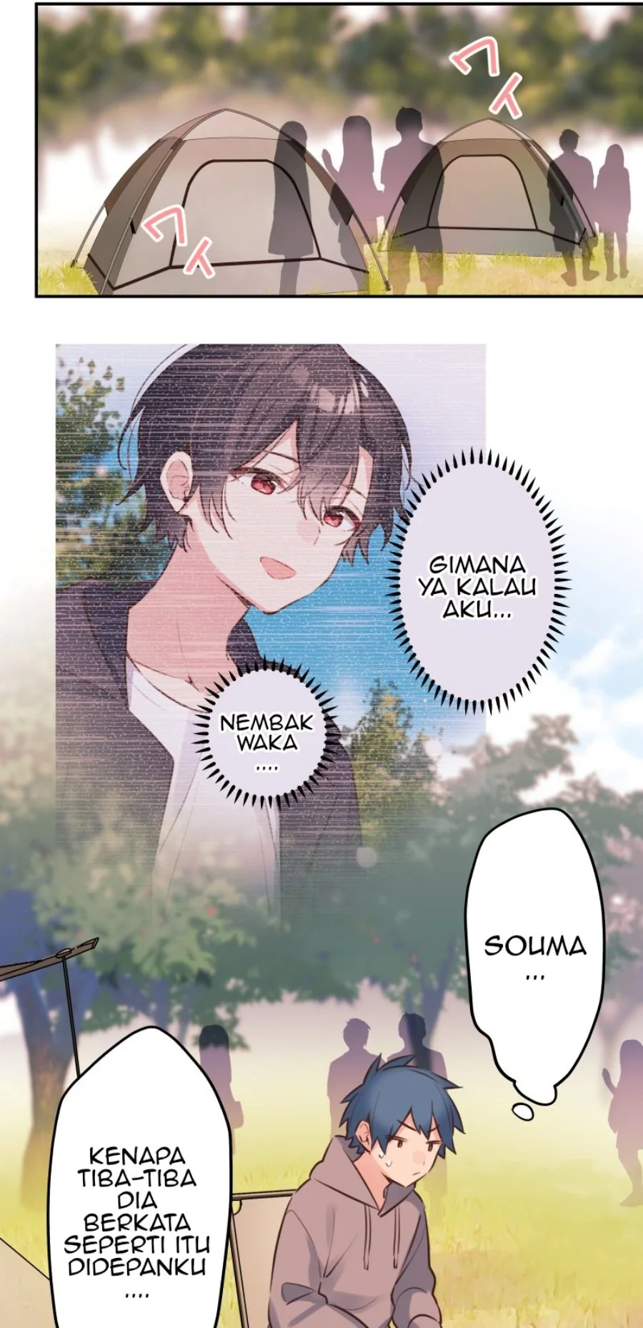 Halaman 20 — Waka-chan Is Flirty Again Chapter 85