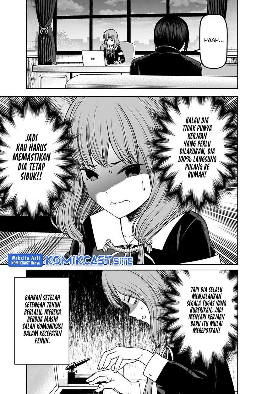 Halaman 9 — Kaguya-sama wa Kokurasetai: Tensai-tachi no Renai Zunousen Chapter 278