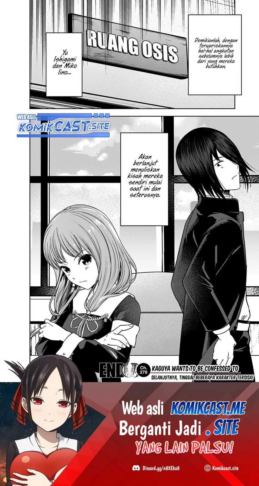 Halaman 18 — Kaguya-sama wa Kokurasetai: Tensai-tachi no Renai Zunousen Chapter 278