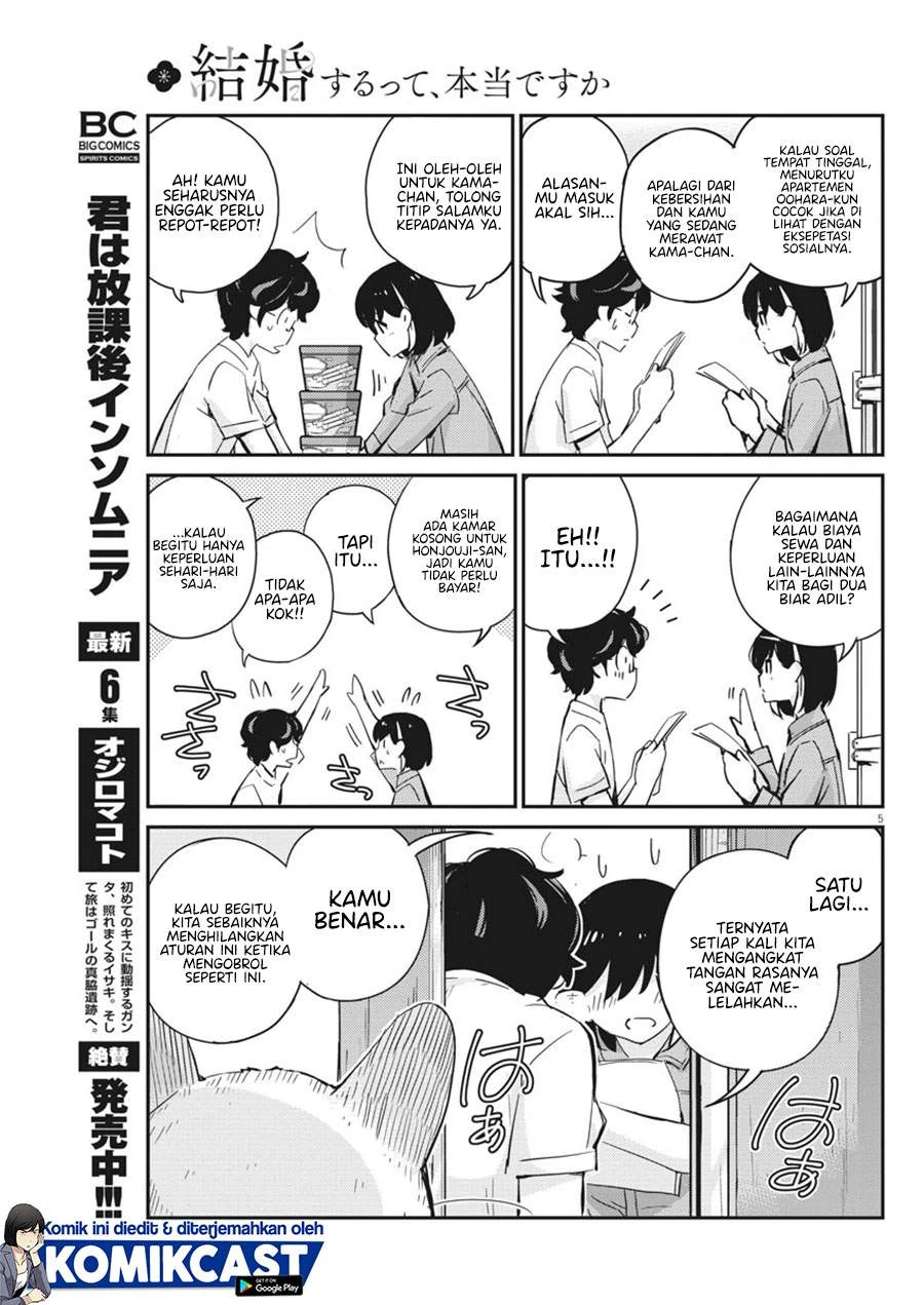 Halaman 5 — Kekkon suru tte, Hontou desu ka Chapter 42