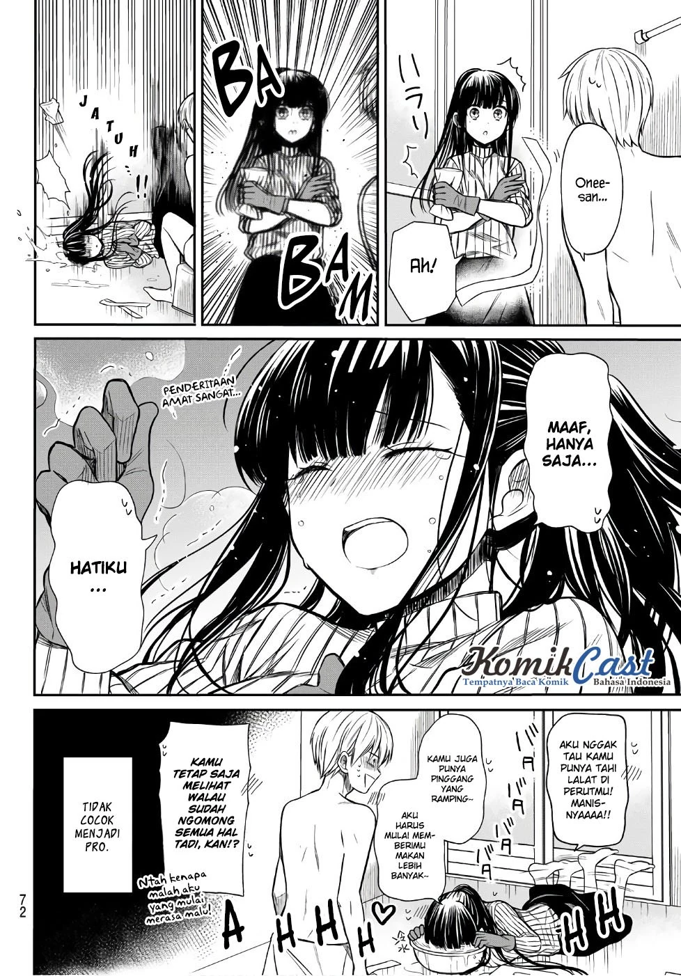 Halaman 4 — Danshi Koukousei wo Yashinaitai Oneesan no Hanashi Chapter 8