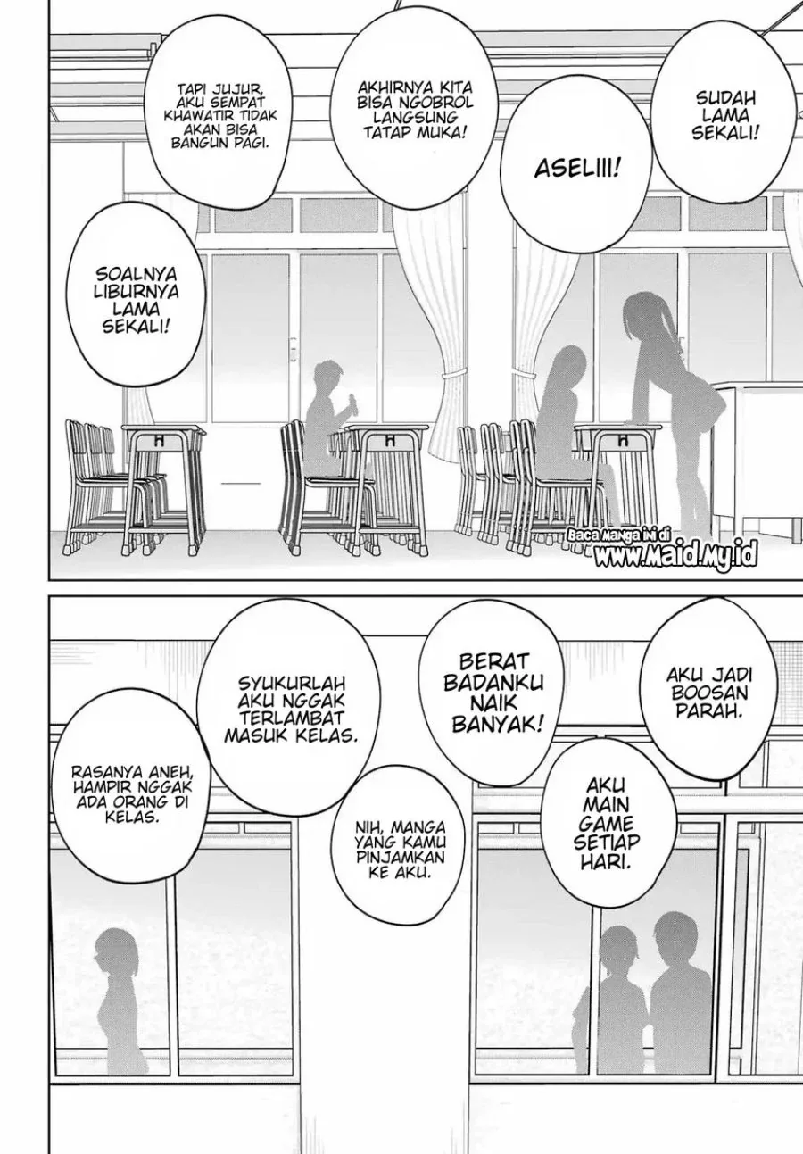 Halaman 3 — Remote Jugyou ni Nattara Class 1 no Bishoujo to Doukyo suru Koto ni Natta Chapter 20.2