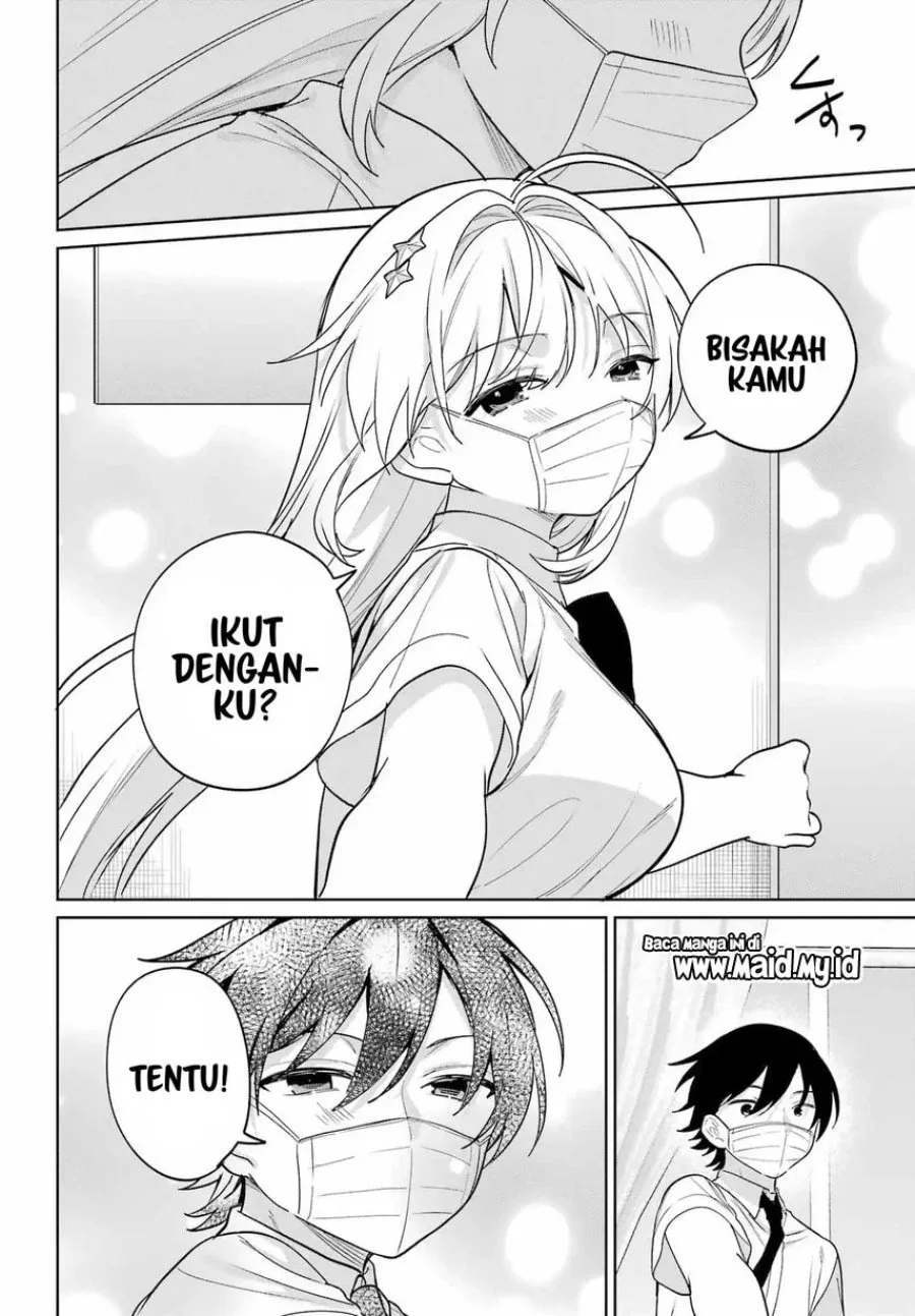 Halaman 13 — Remote Jugyou ni Nattara Class 1 no Bishoujo to Doukyo suru Koto ni Natta Chapter 20.2