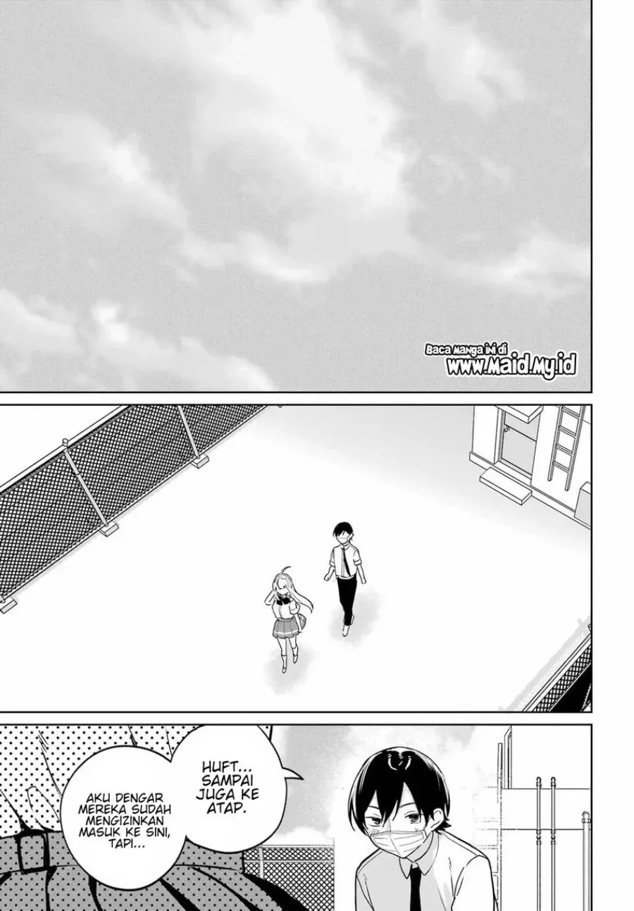 Halaman 14 — Remote Jugyou ni Nattara Class 1 no Bishoujo to Doukyo suru Koto ni Natta Chapter 20.2