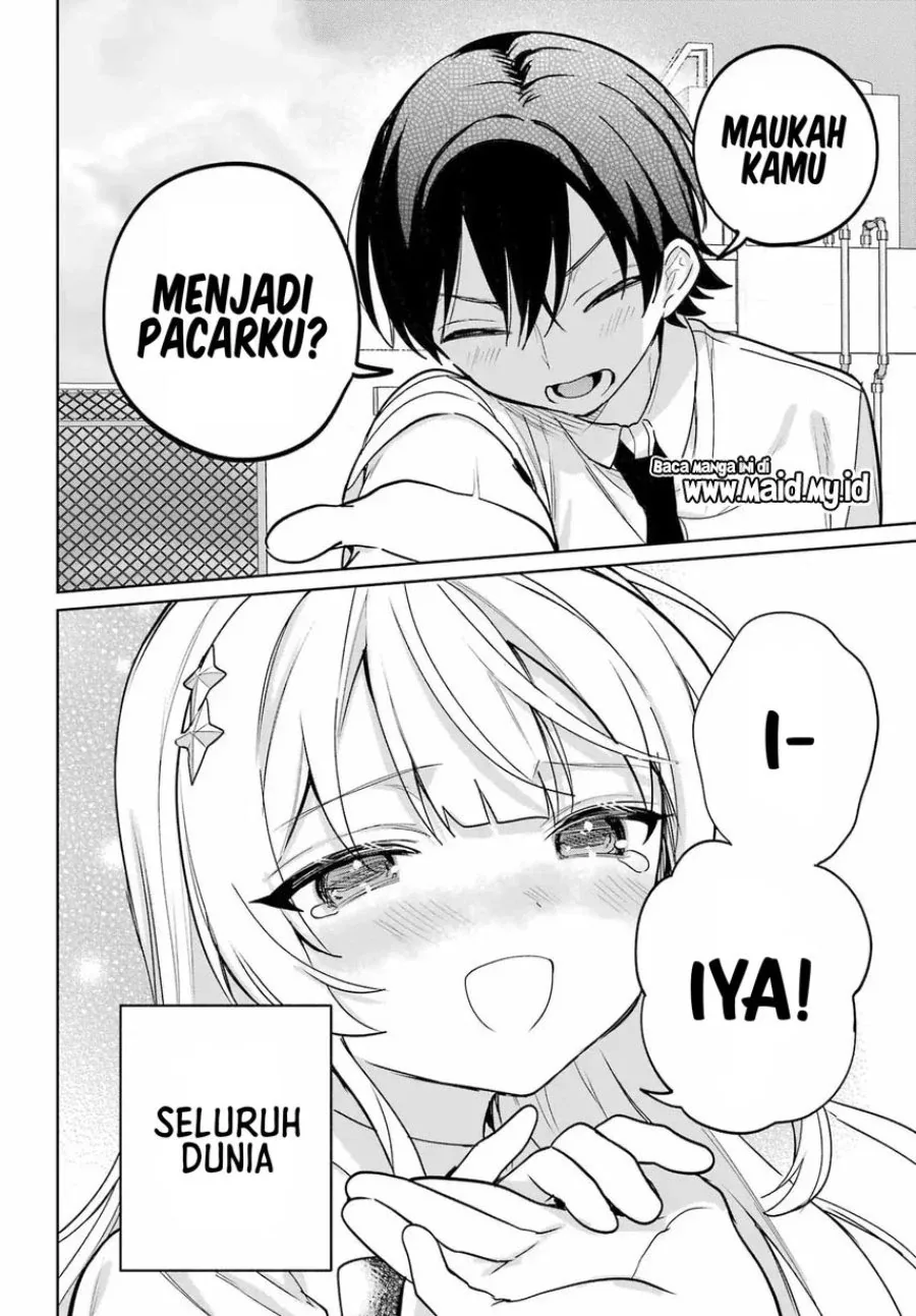 Halaman 27 — Remote Jugyou ni Nattara Class 1 no Bishoujo to Doukyo suru Koto ni Natta Chapter 20.2
