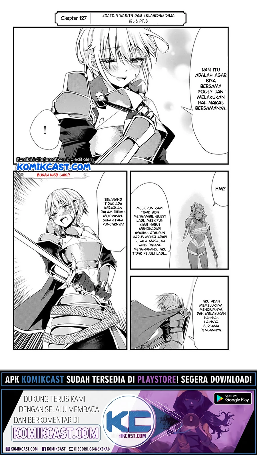 Halaman 3 — Imamade Ichido mo Onnaatsukai sareta Koto ga Nai Onna Kishi wo Onnaatsukai suru Manga Chapter 127