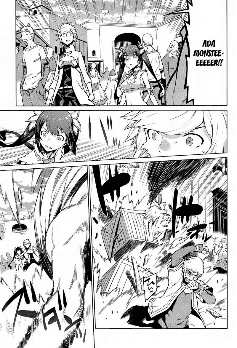 Halaman 8 — Dungeon ni Deai wo Motomeru no wa Machigatteiru Darou ka Chapter 8