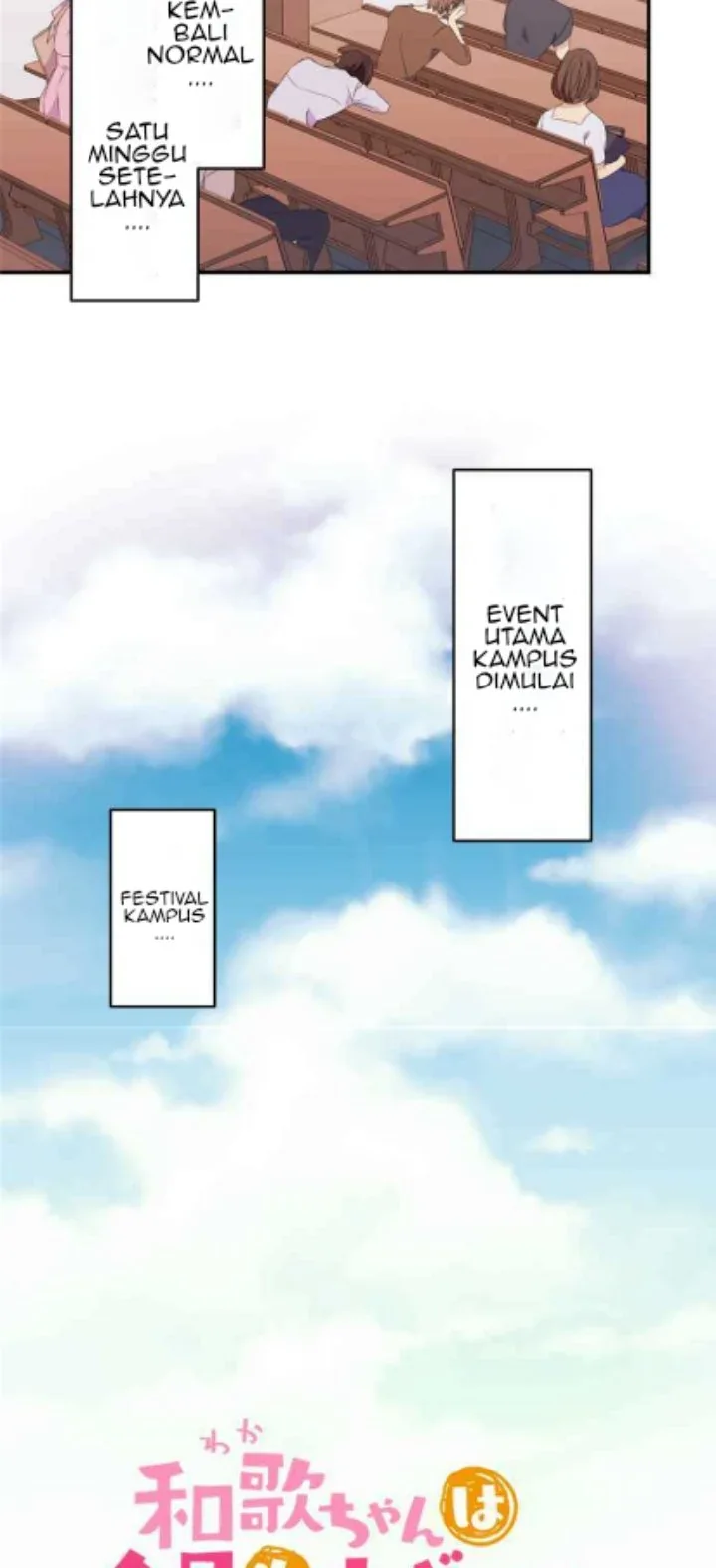 Halaman 4 — Waka-chan Is Flirty Again Chapter 78