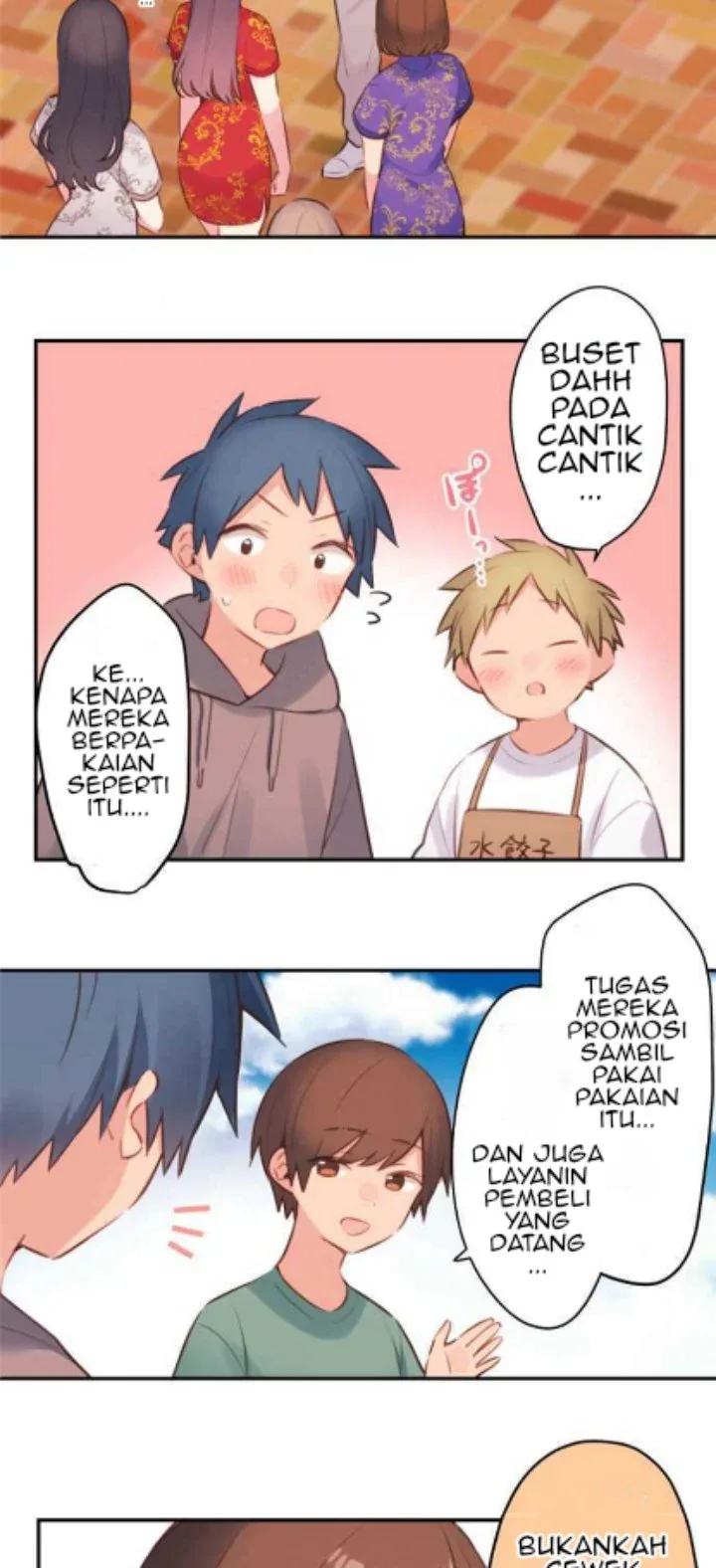 Halaman 9 — Waka-chan Is Flirty Again Chapter 78