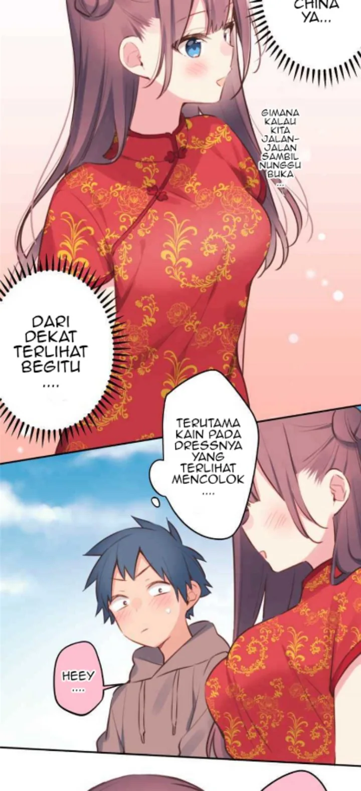 Halaman 14 — Waka-chan Is Flirty Again Chapter 78