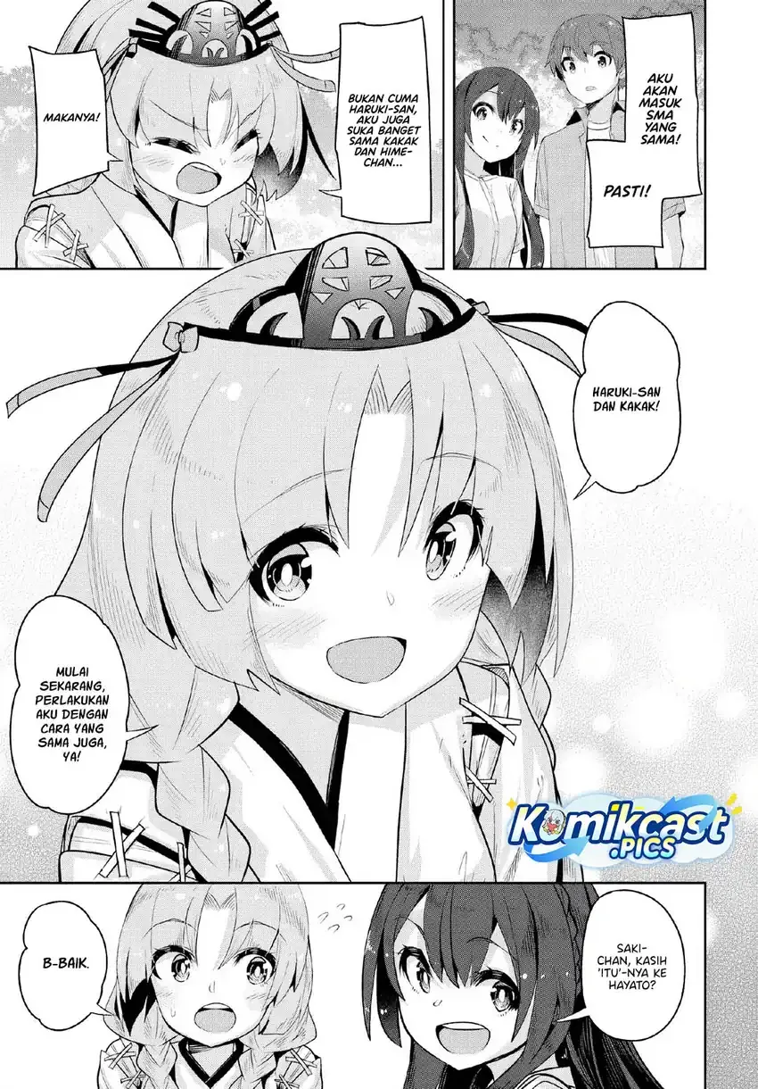 Halaman 23 — Tenkou-saki no Seiso Karen na Bishoujo ga, Mukashi Danshi to Omotte Issho ni Asonda Osananajimi Datta Ken Chapter 37