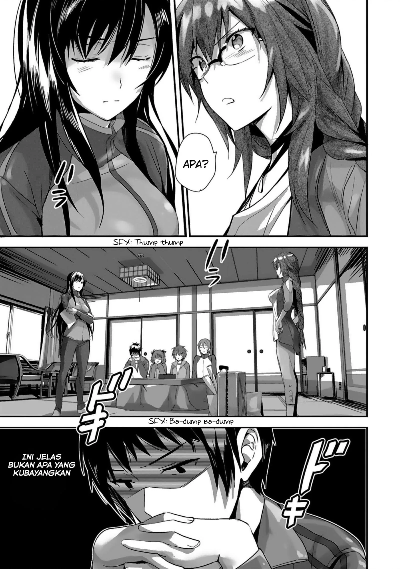 Halaman 4 — Shoujo-tachi wa Kouya wo Mezasu: Yukidoke no Oto Chapter 3