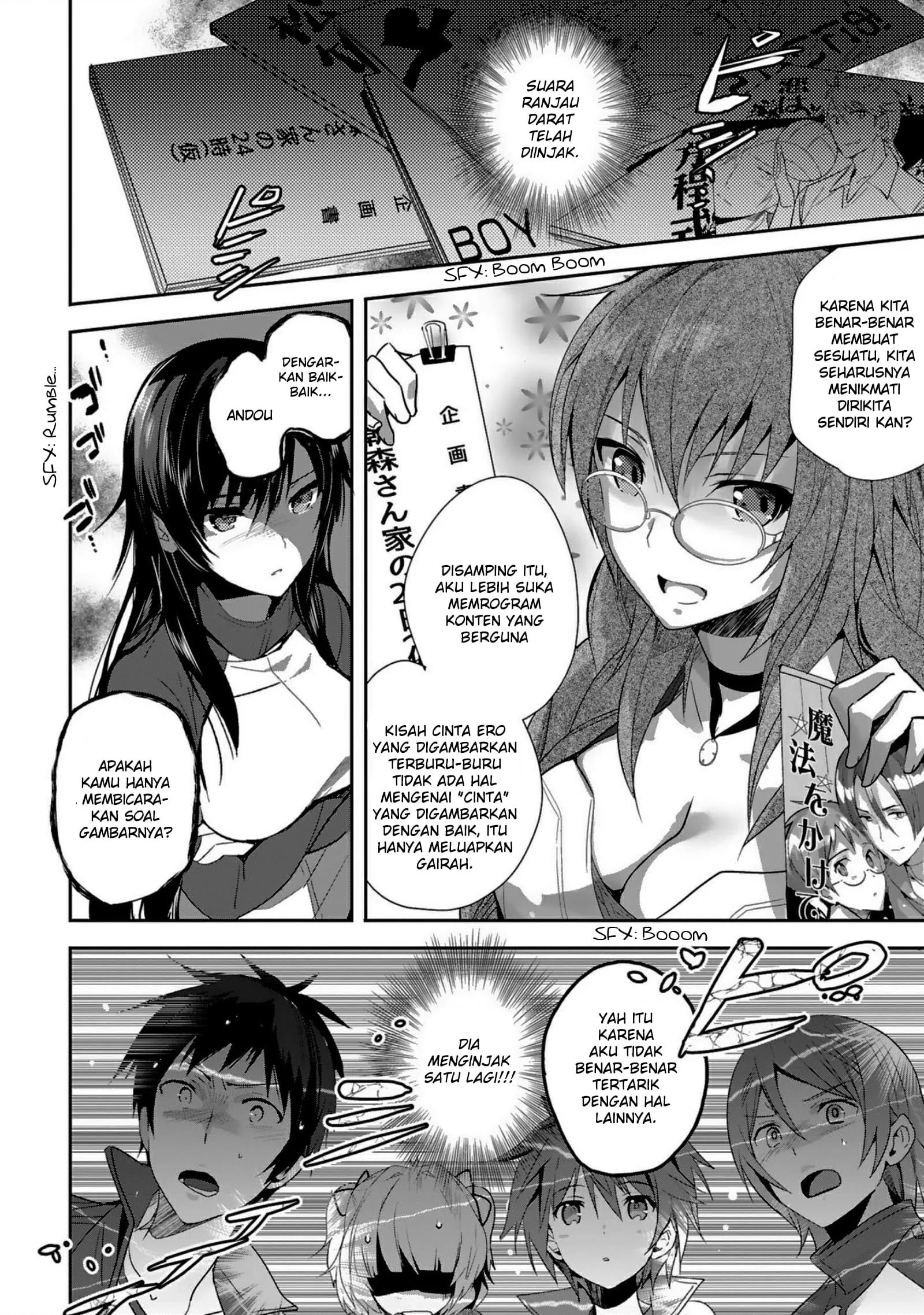 Halaman 6 — Shoujo-tachi wa Kouya wo Mezasu: Yukidoke no Oto Chapter 3