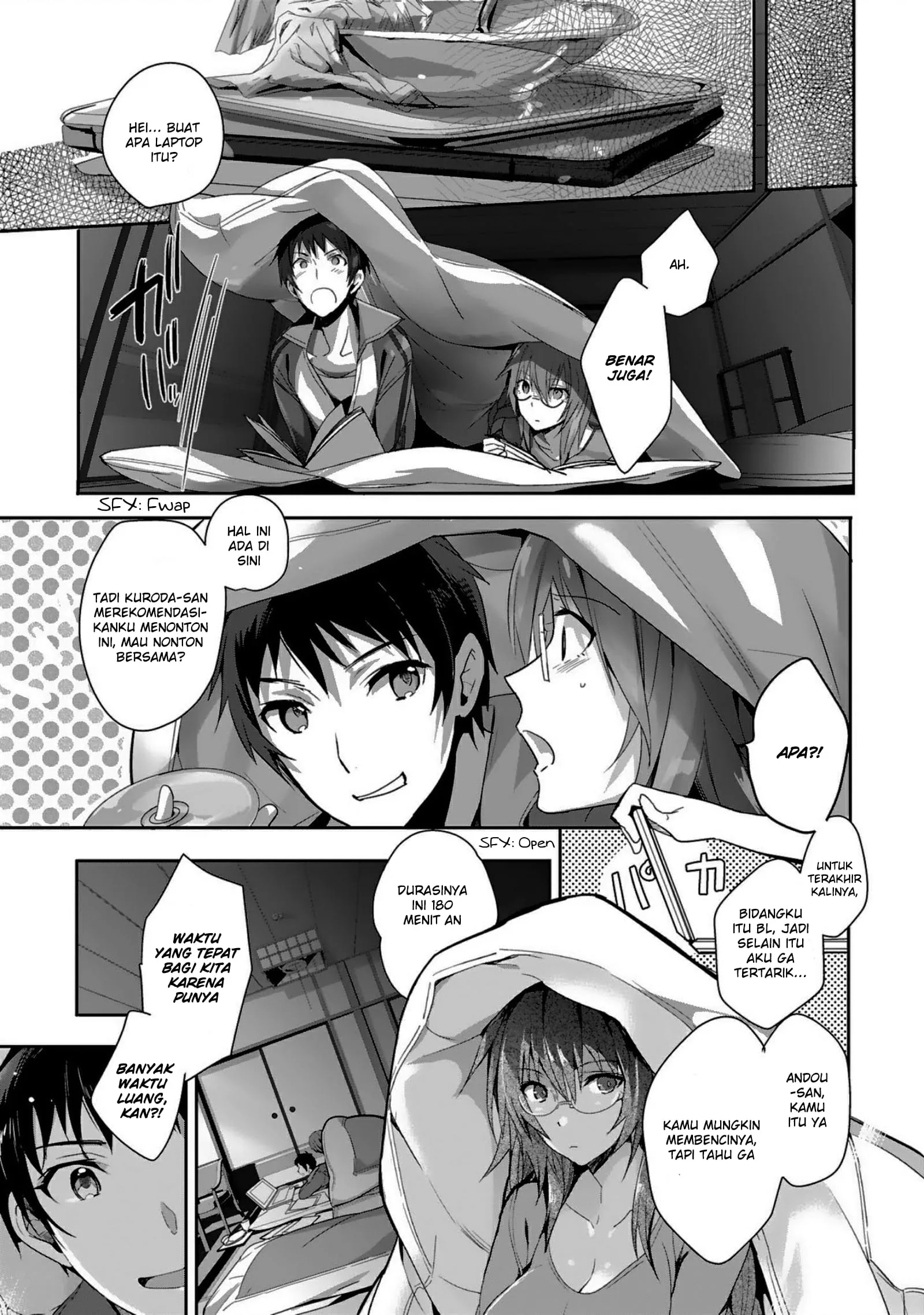 Halaman 12 — Shoujo-tachi wa Kouya wo Mezasu: Yukidoke no Oto Chapter 3