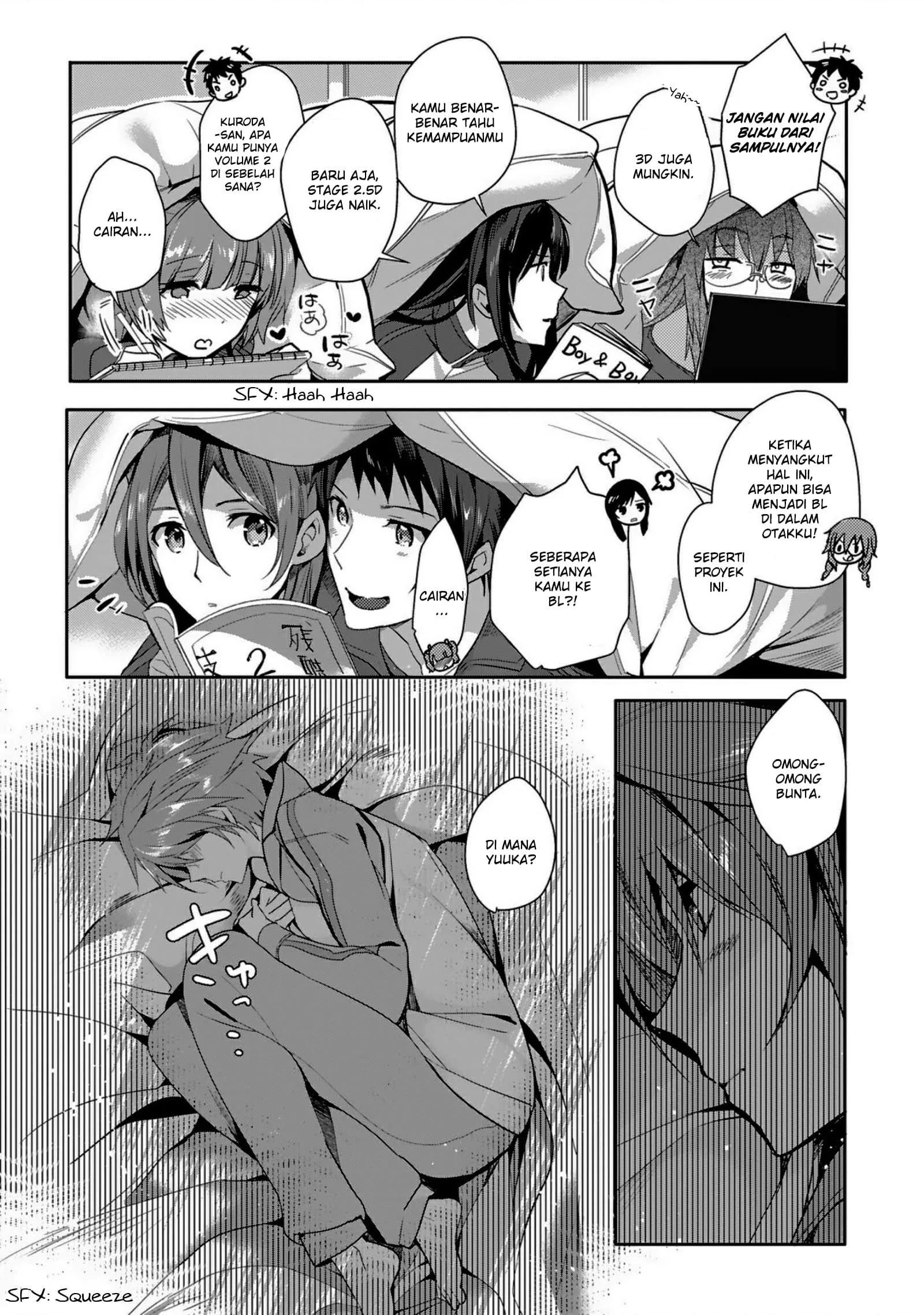 Halaman 19 — Shoujo-tachi wa Kouya wo Mezasu: Yukidoke no Oto Chapter 3