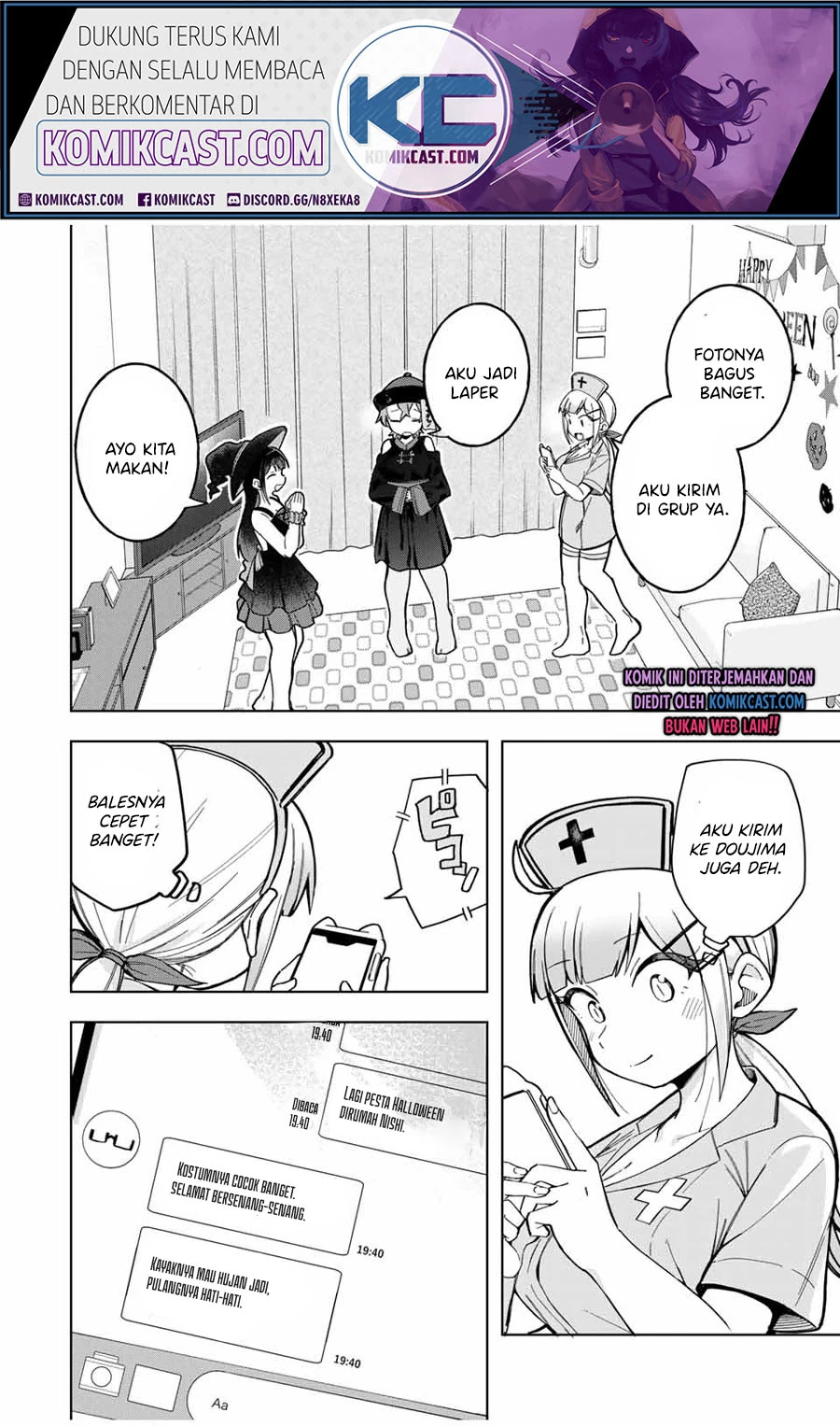 Halaman 3 — Doujima-kun wa Doujinai Chapter 28