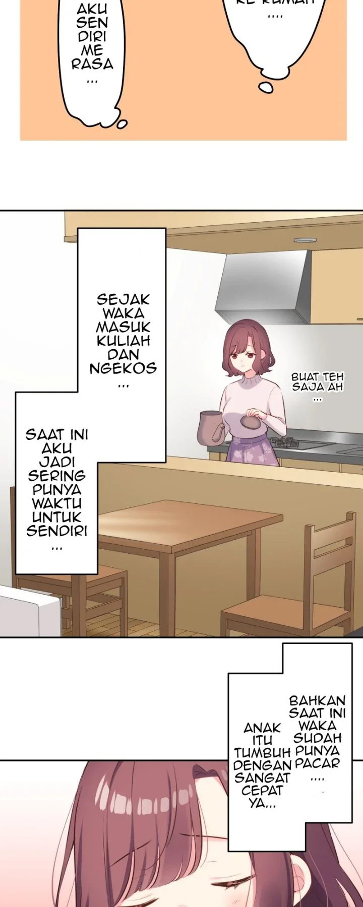 Halaman 3 — Waka-chan Is Flirty Again Chapter 122