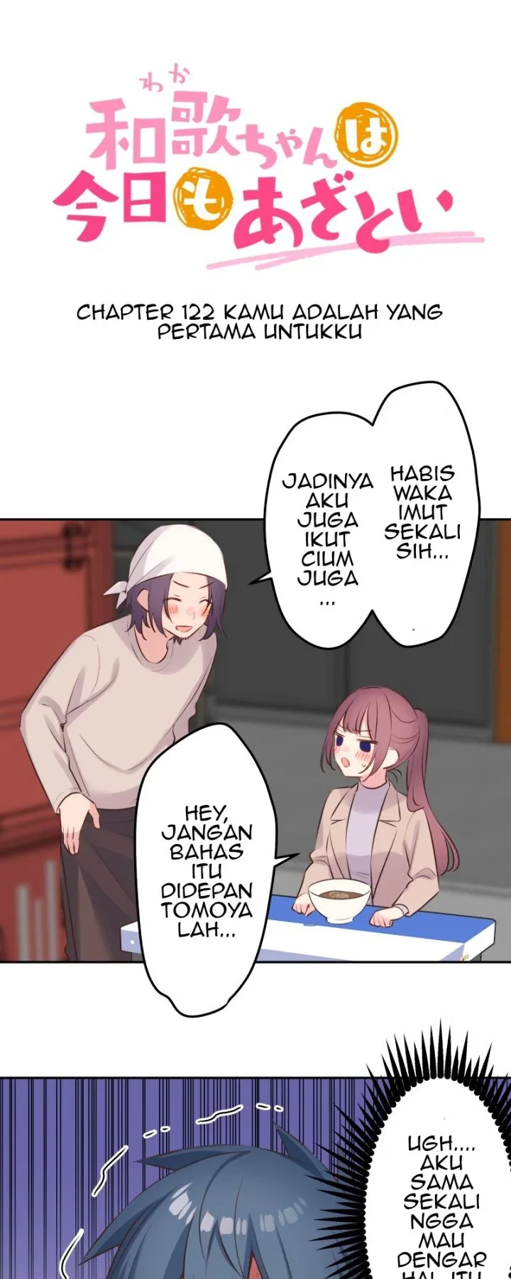 Halaman 5 — Waka-chan Is Flirty Again Chapter 122