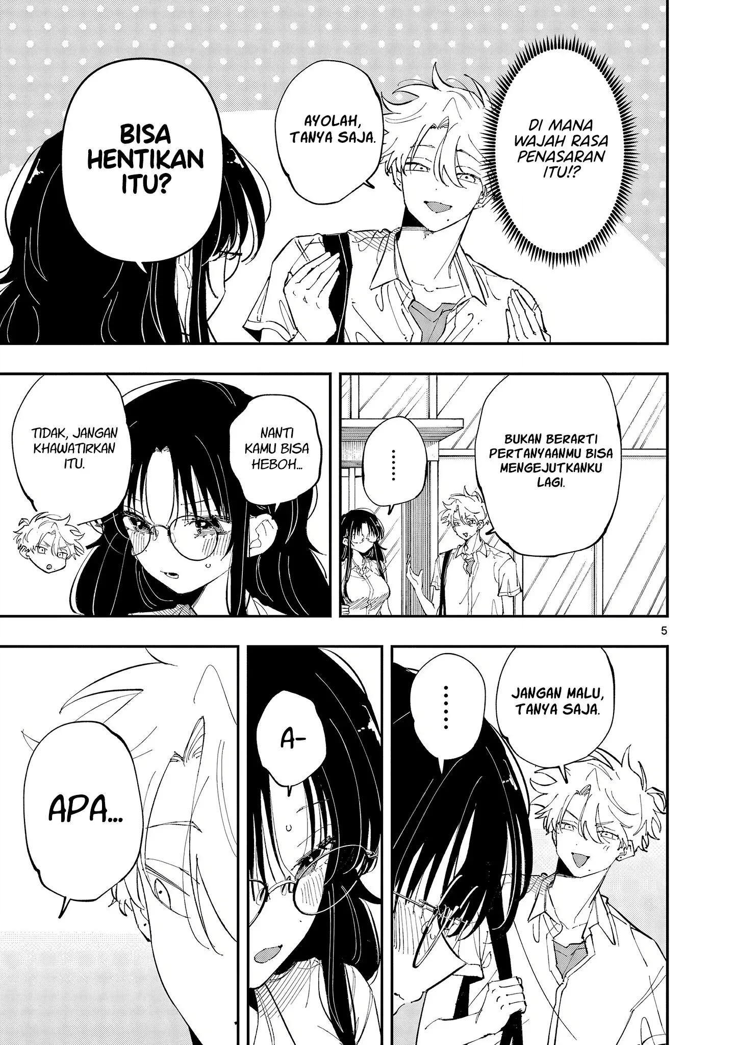 Halaman 5 — Tonari no Seki no Yatsu ga Souiu Me de Mitekuru Chapter 39