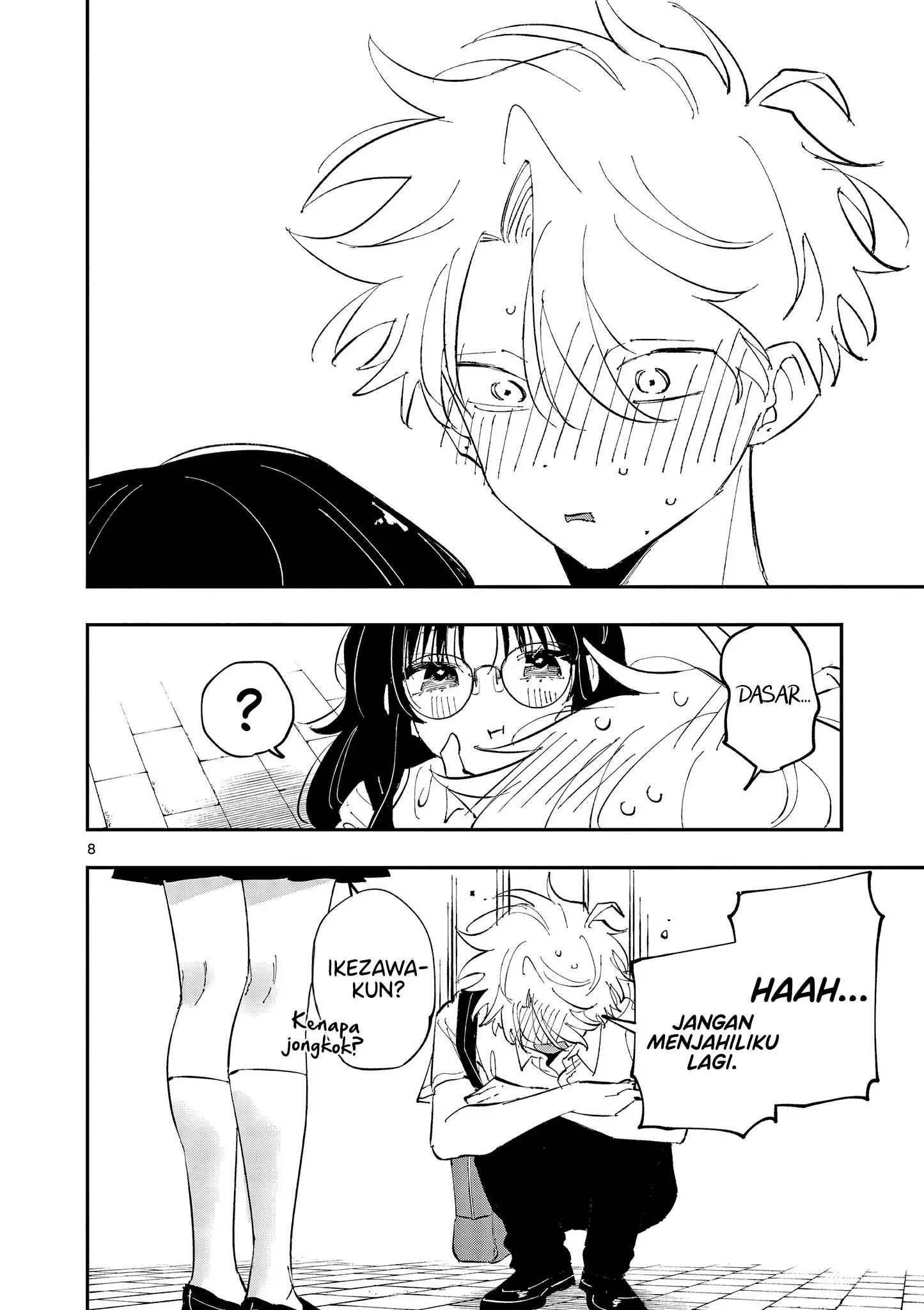 Halaman 8 — Tonari no Seki no Yatsu ga Souiu Me de Mitekuru Chapter 39